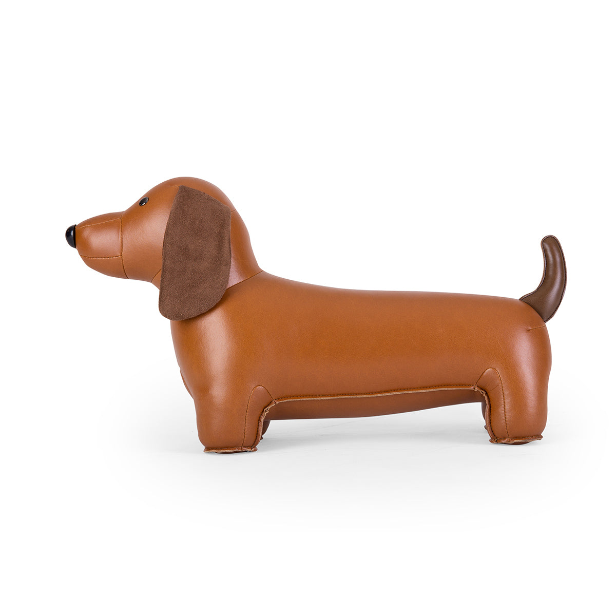 Doorstop Classic Dachshund Tan