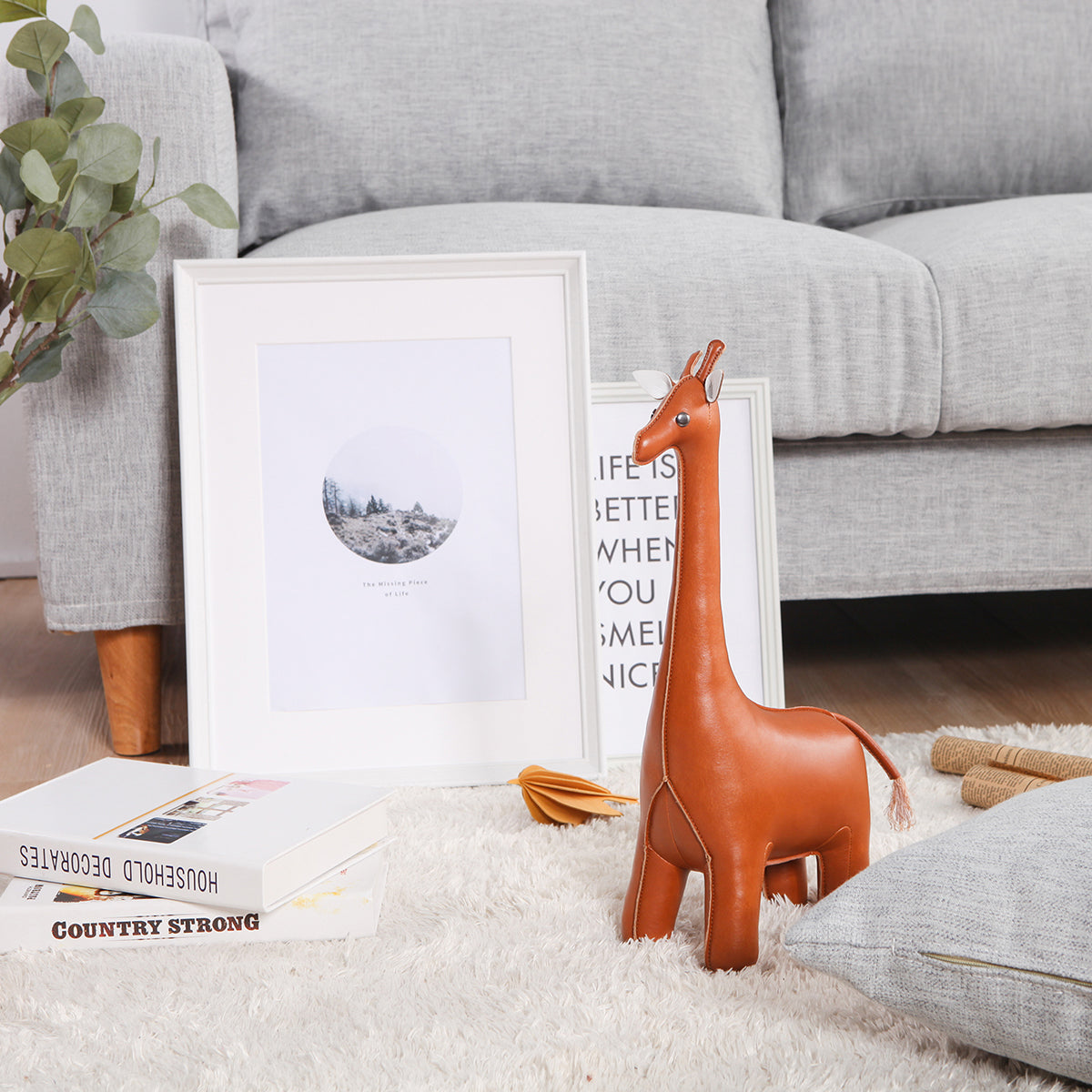 Doorstop Classic Giraffe Tan