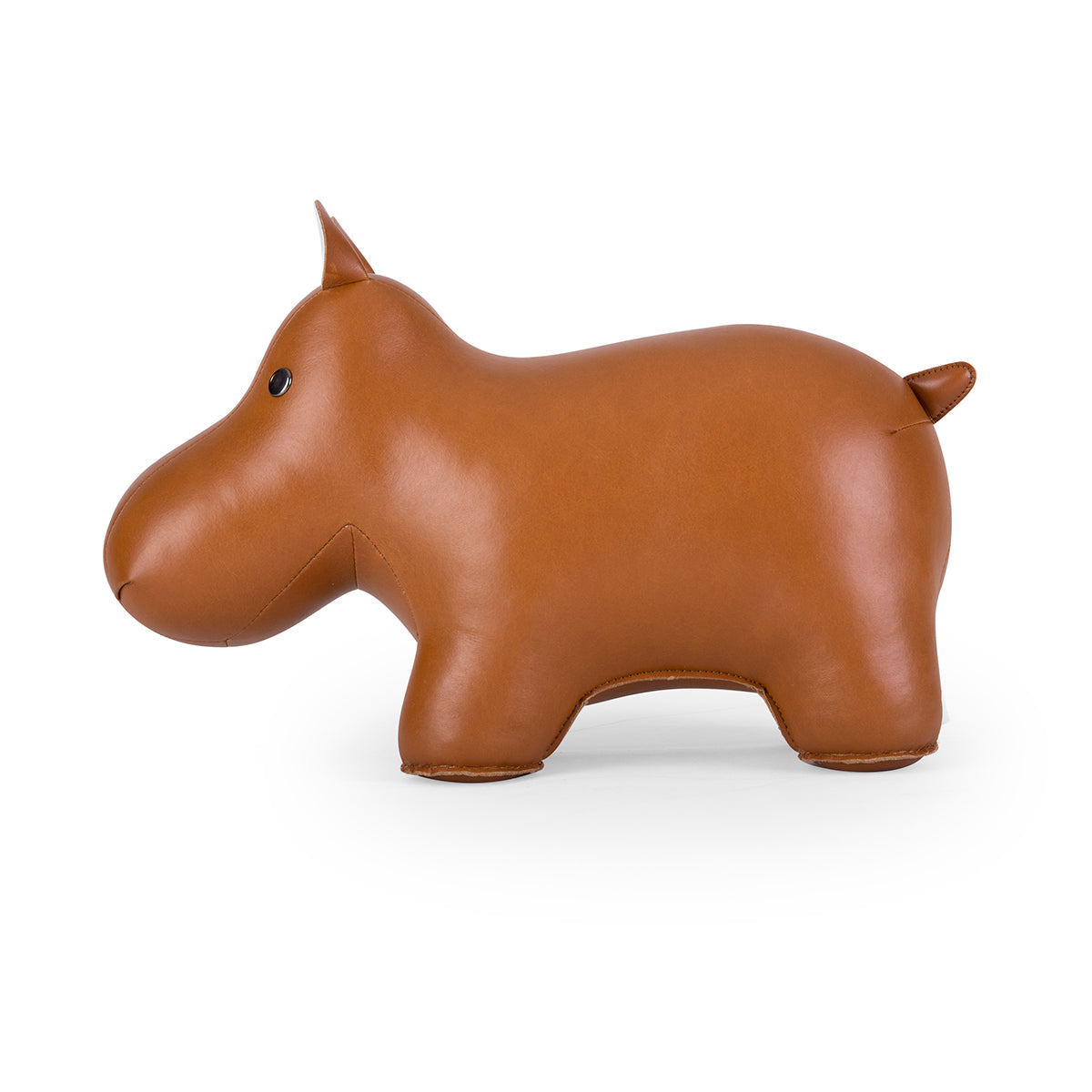 Doorstop Classic Hippo Tan