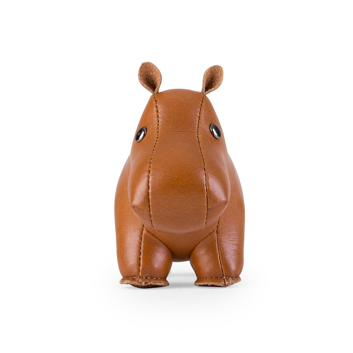 Zuny Paperweight Classic Hippo Tan