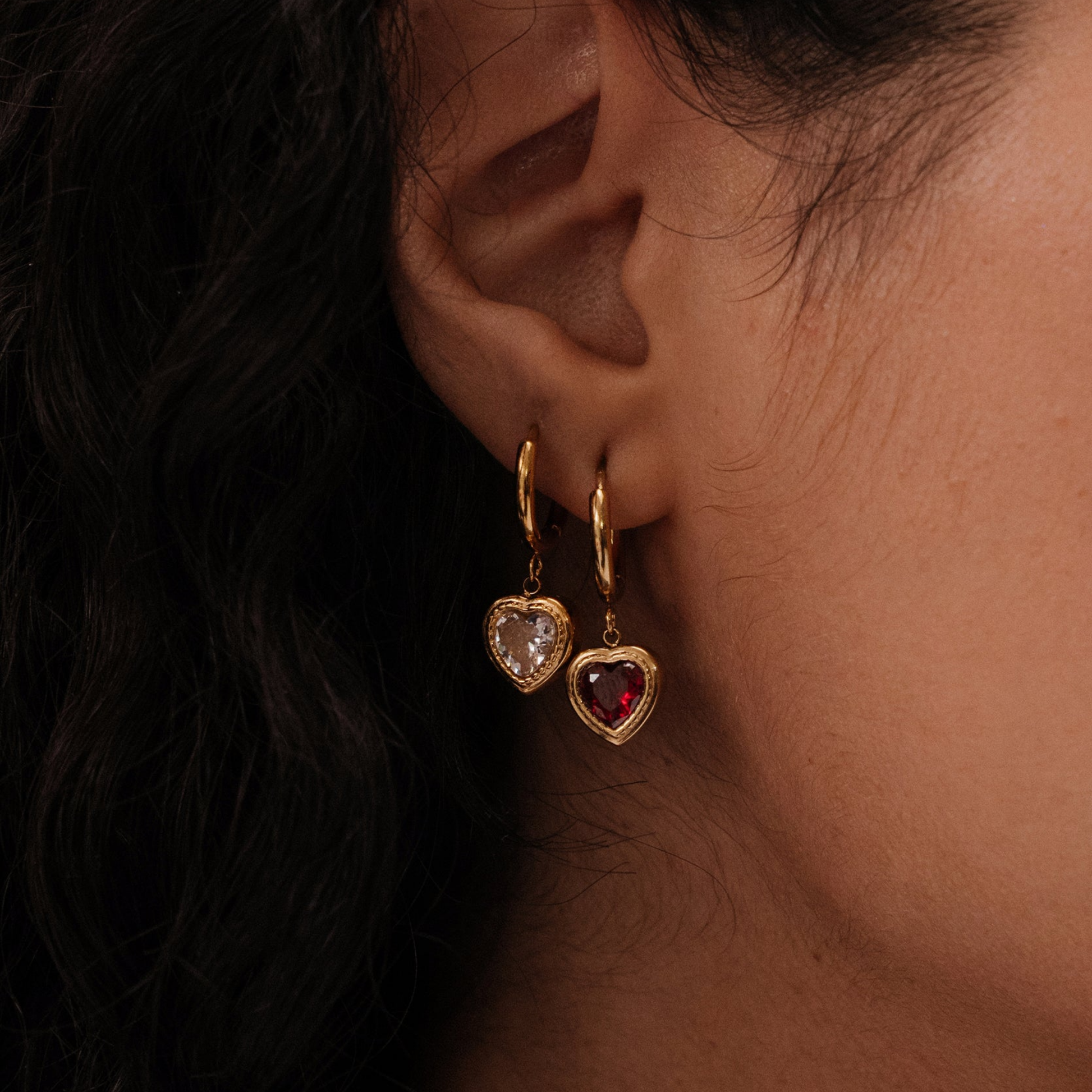 AEC Paris Earrings Aegir White Zirconium Oxide