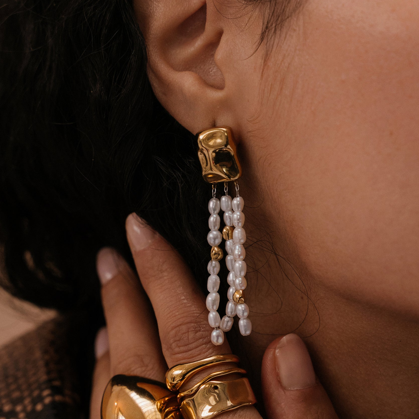 AEC Paris Earrings Sylva Gold