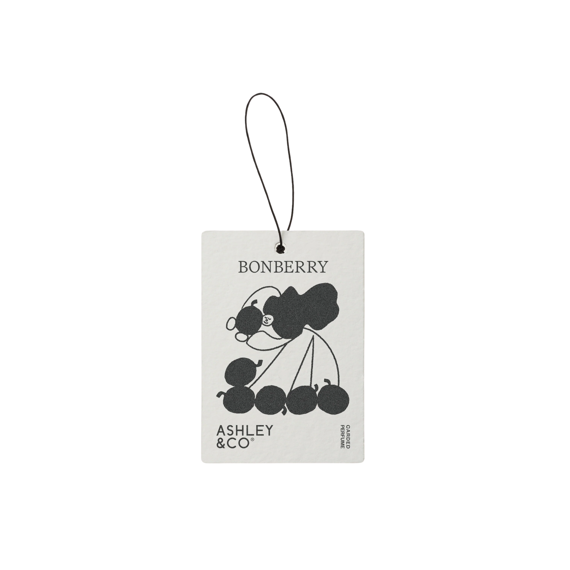 Ashley & Co Carded Perfume Air Freshener Bonberry
