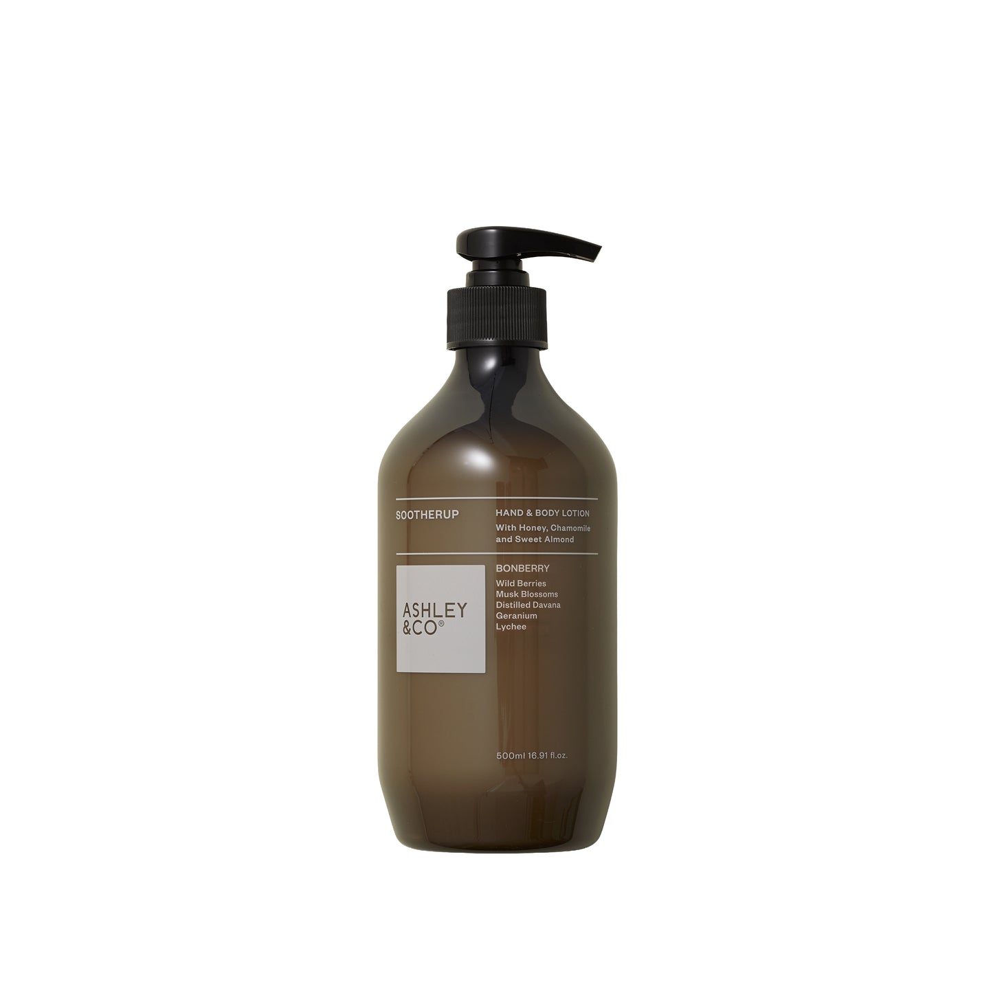 Ashley & Co Sootherup 500ml Bonberry Hand & Body Lotion Hand & Body Lotion