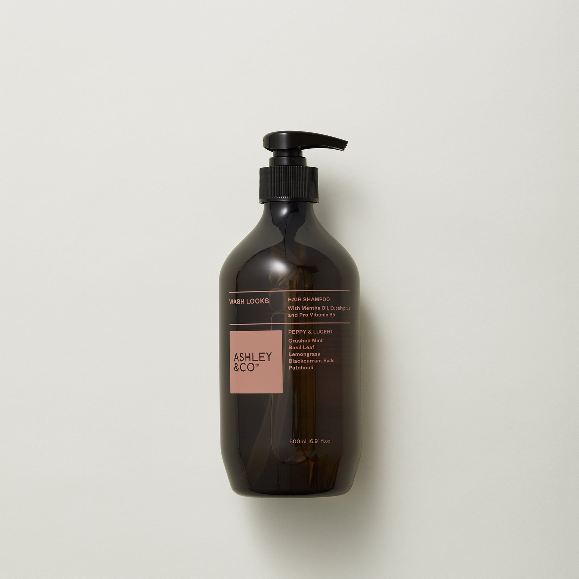 Ashley & Co Wash Locks 500ml Peppy & Lucent Shampoo Shampoo