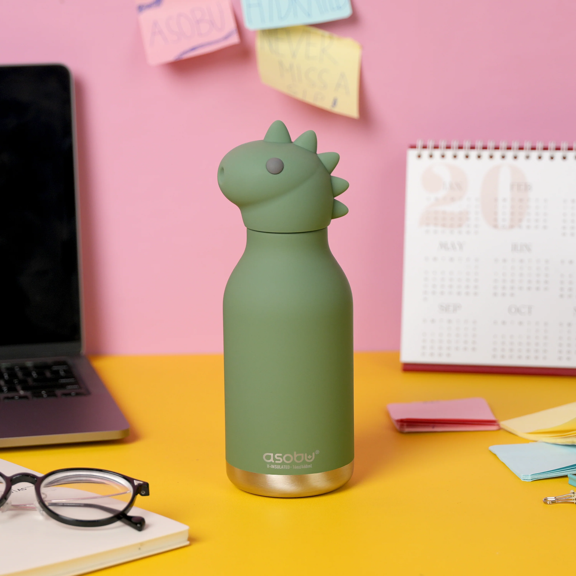 Asobu Bestie Bottle 460ml Dino