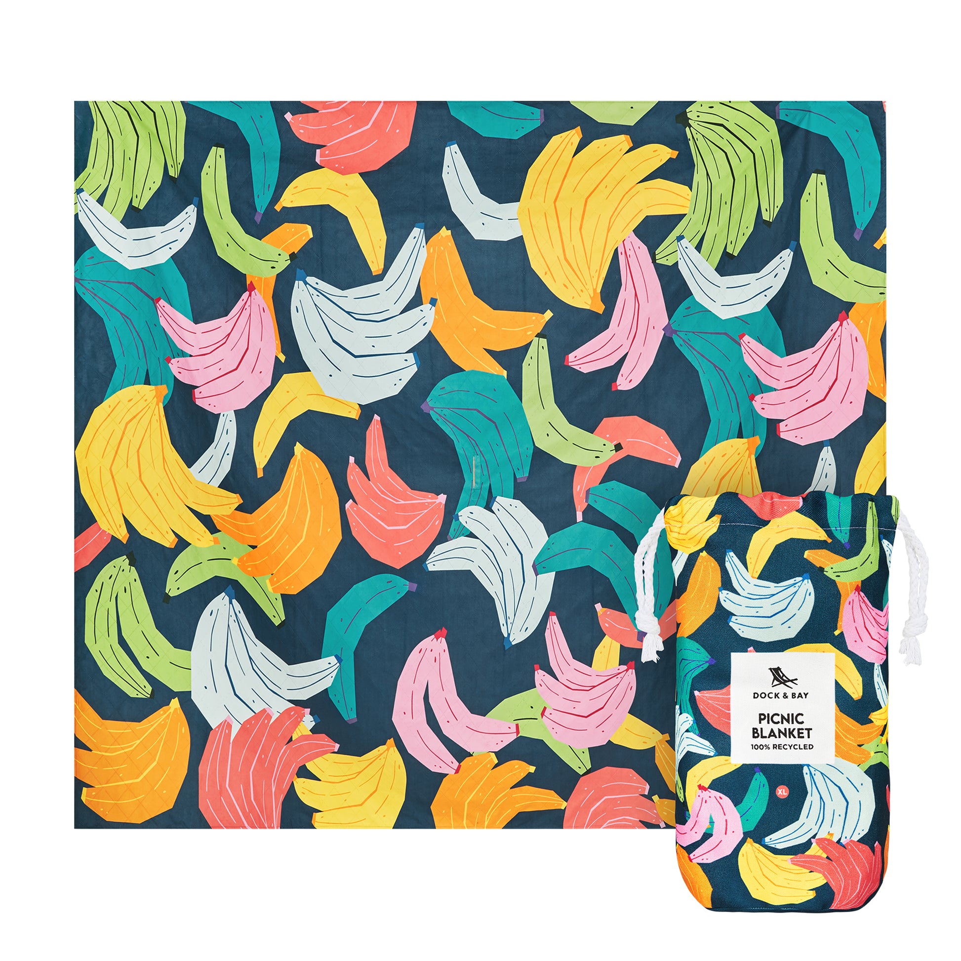 Dock & Bay Beach Blanket Extra Large Bananarama 100% Recycled 100% Recycled