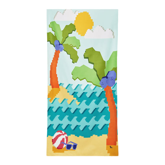 Dock & Bay Beach Towel Kids Collection M Build A Beach 100% Recycled 100% Recycled