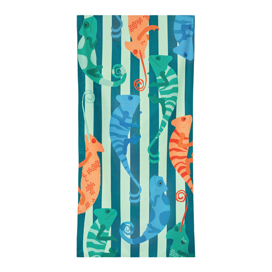 Dock & Bay Beach Towel Kids Collection M Karma Chameleon 100% Recycled 100% Recycled