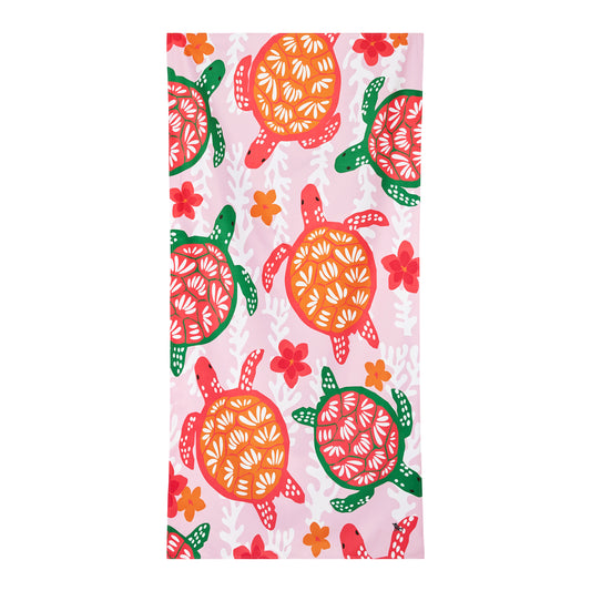 Dock & Bay Beach Towel Kids Collection M Turtley Tropical 100% Recycled 100% Recycled