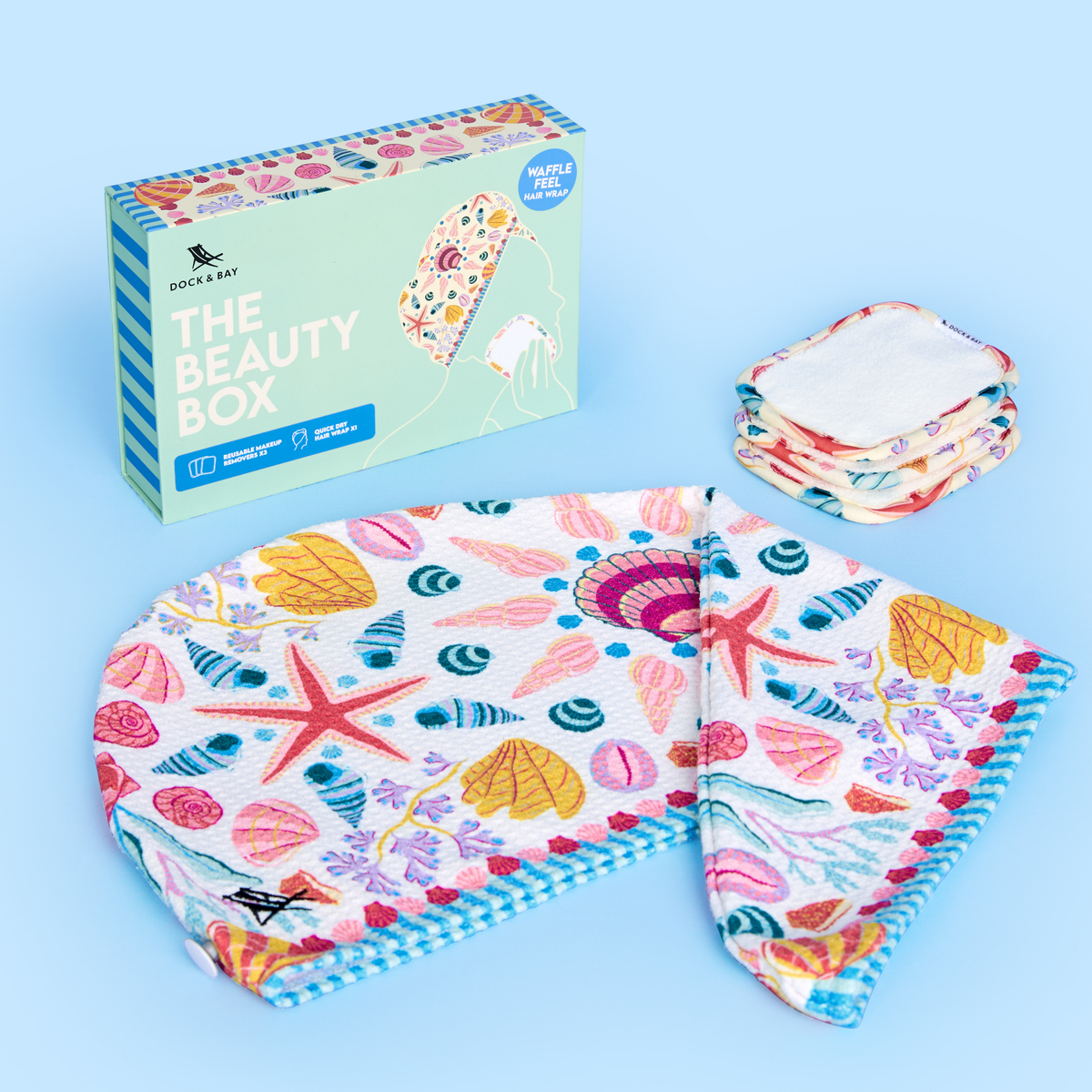 Dock & Bay The Beauty Box Seashell Soiree 100% Recycled 100% Recycled