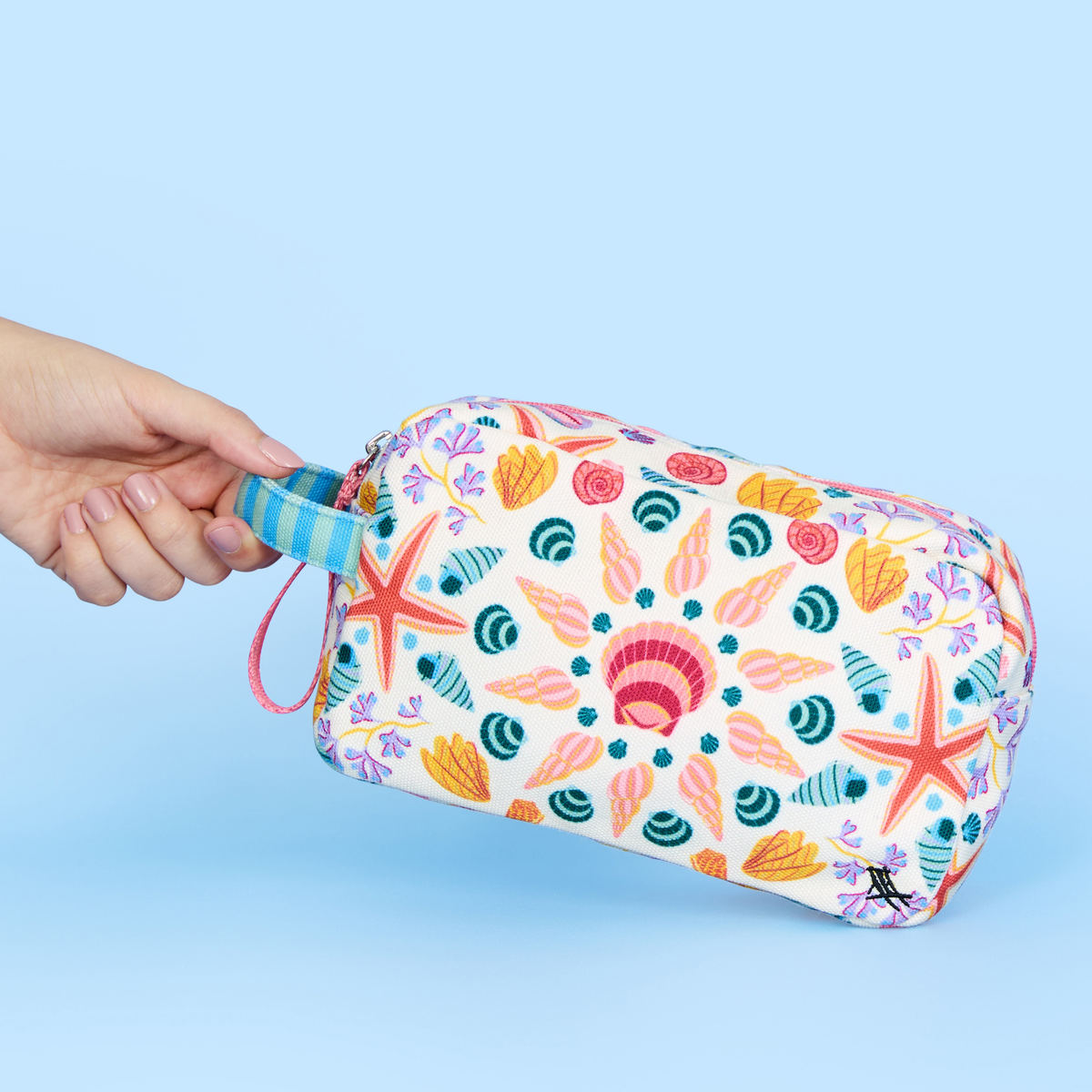 Dock & Bay Toiletry Bag Seashell Soiree 100% Recycled 100% Recycled