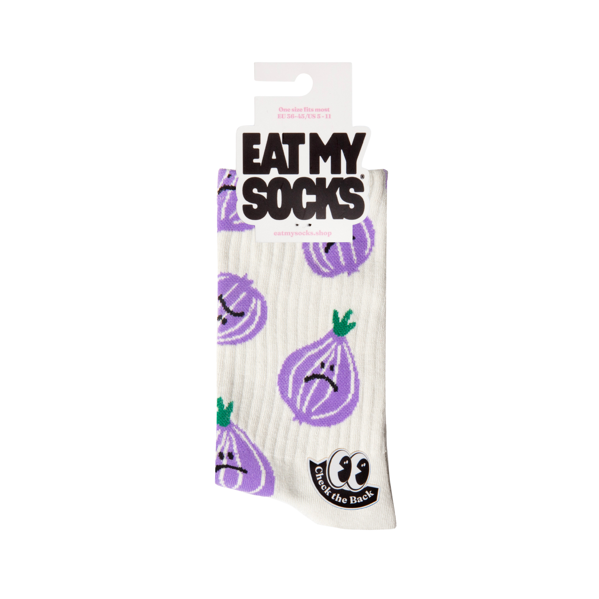 Eat My Socks Crew Socks Crying Onion