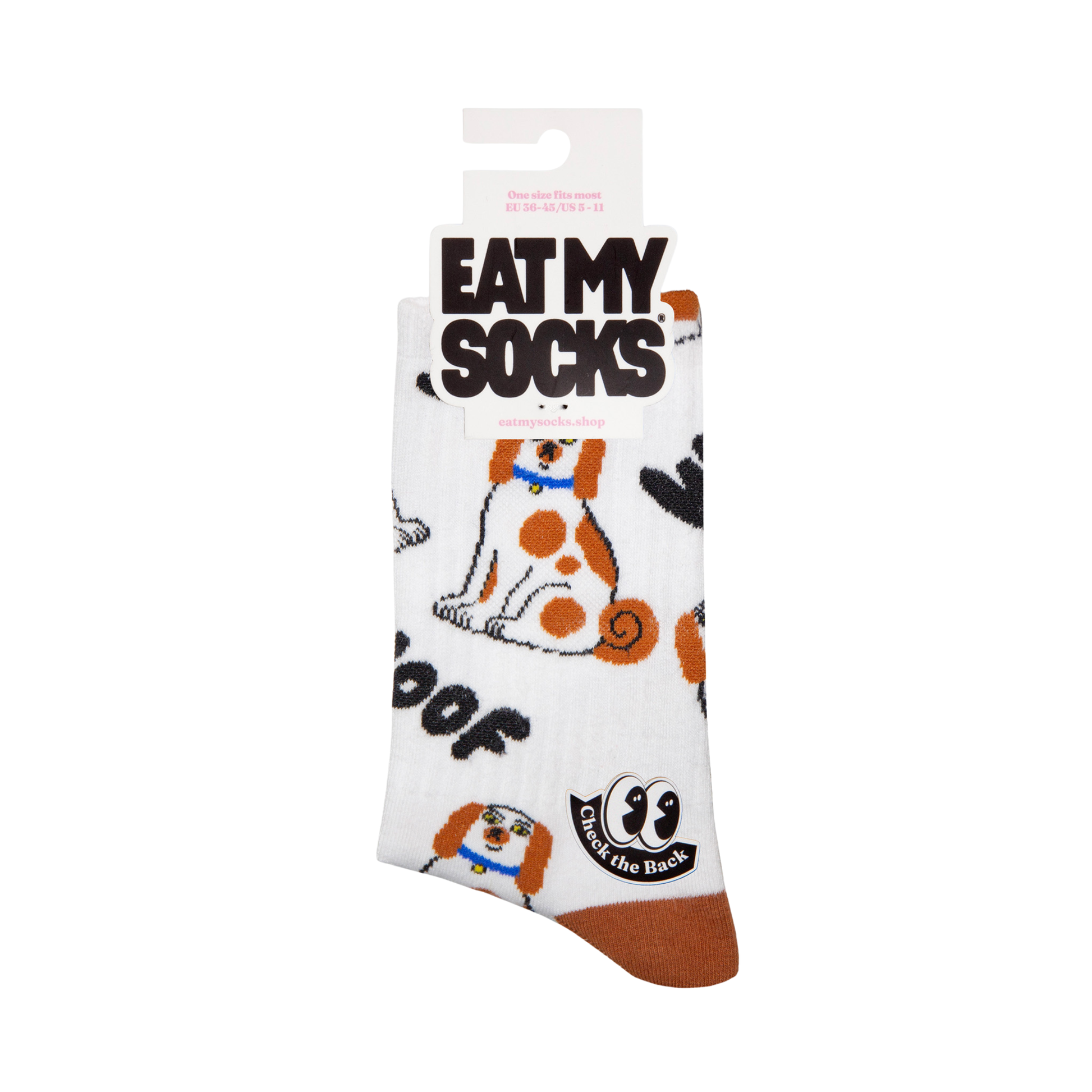 Eat My Socks Crew Socks Dogs