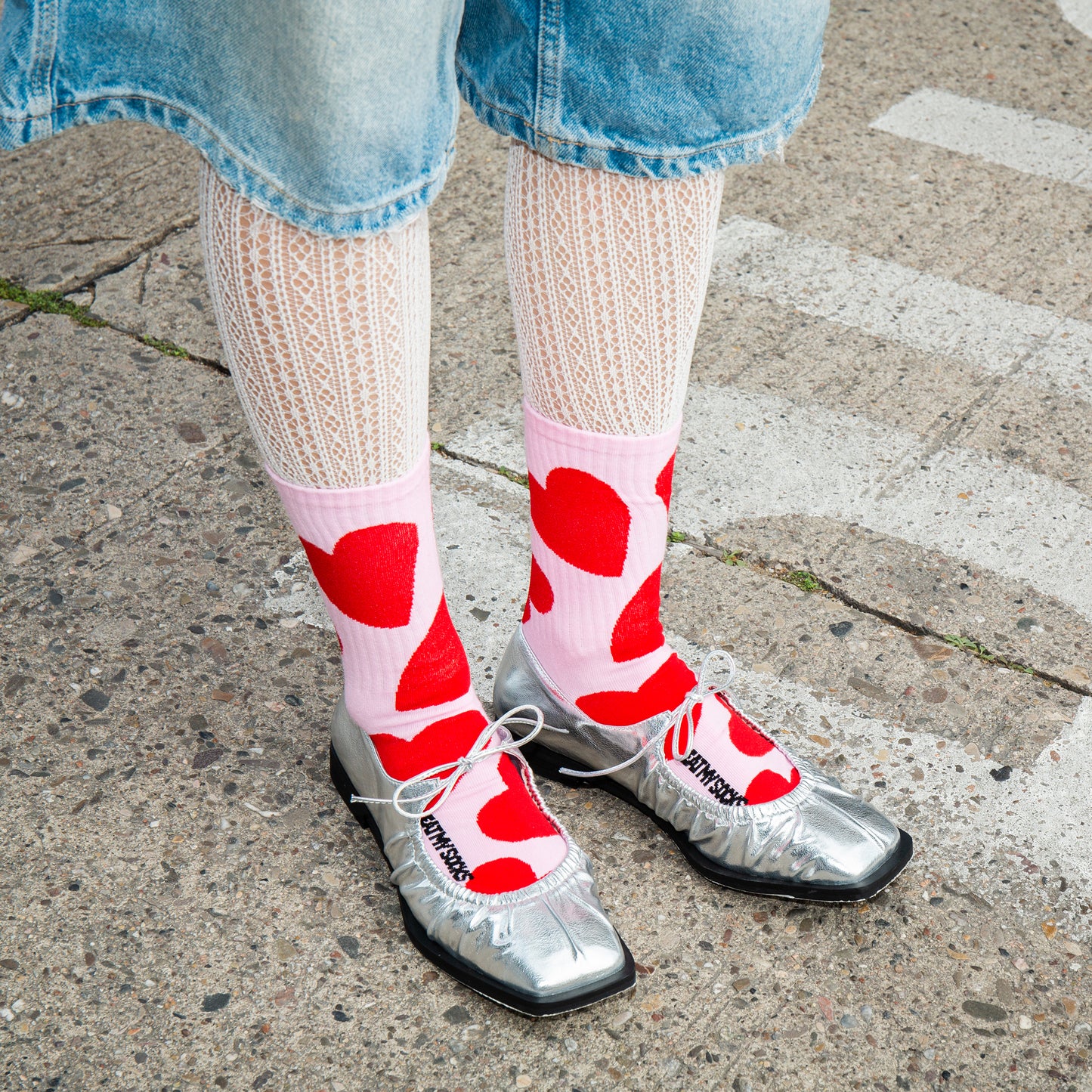 Eat My Socks Crew Socks Love