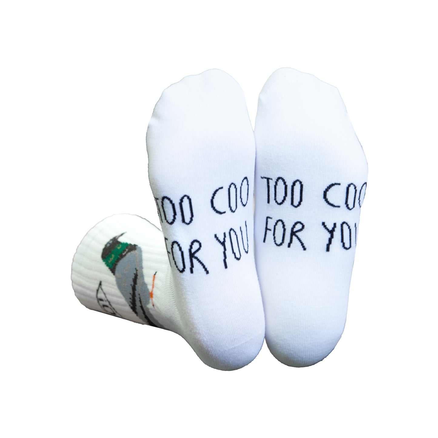 Eat My Socks Crew Socks Pigeon