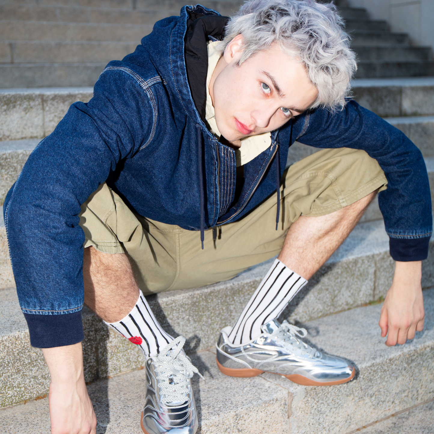 Eat My Socks Crew Socks Rose