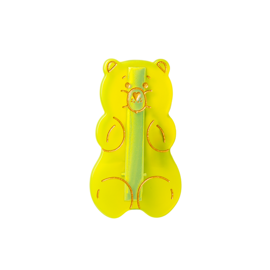 Eat My Socks Hair Clip Gummy Yellow