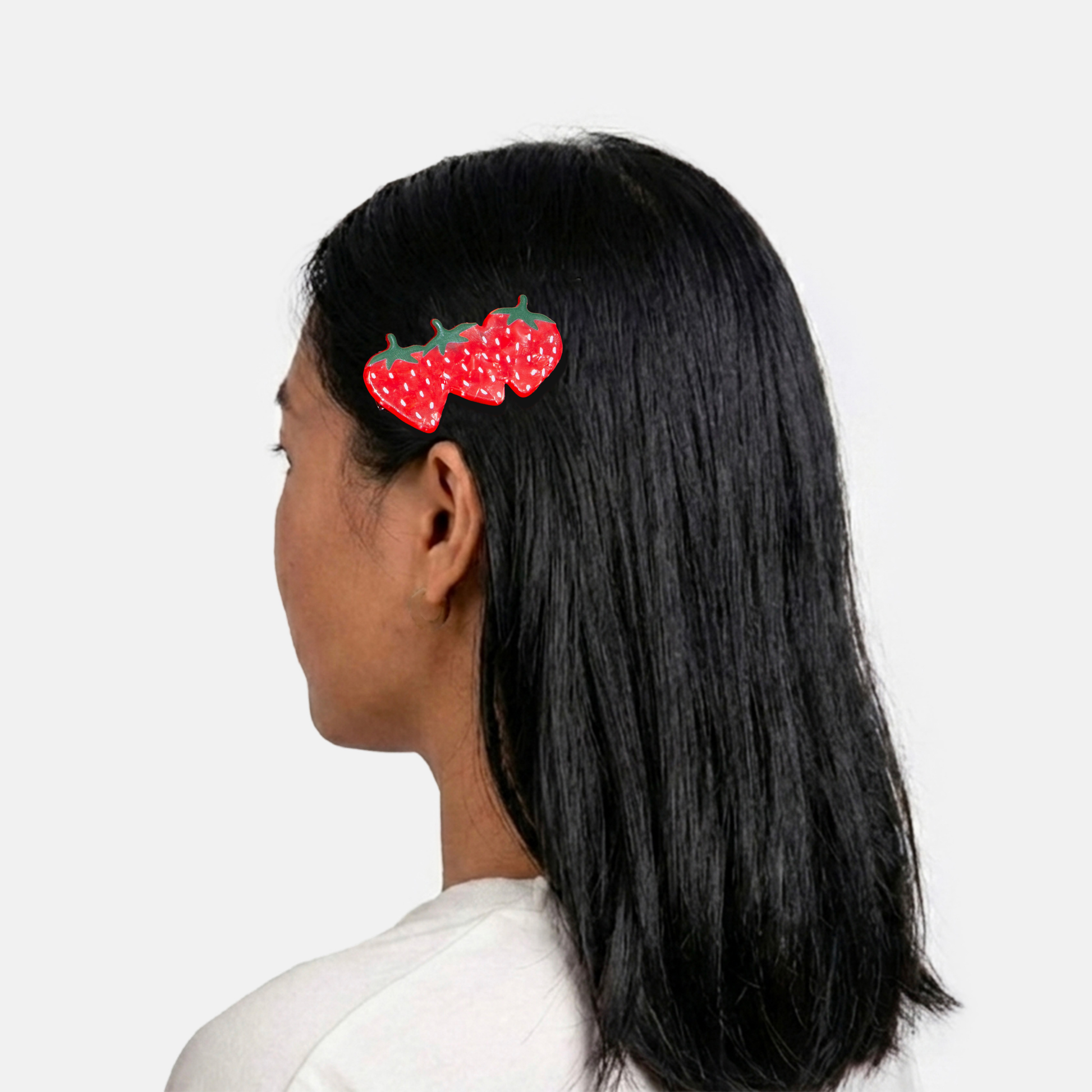 Eat My Socks Hair Clip Strawberry