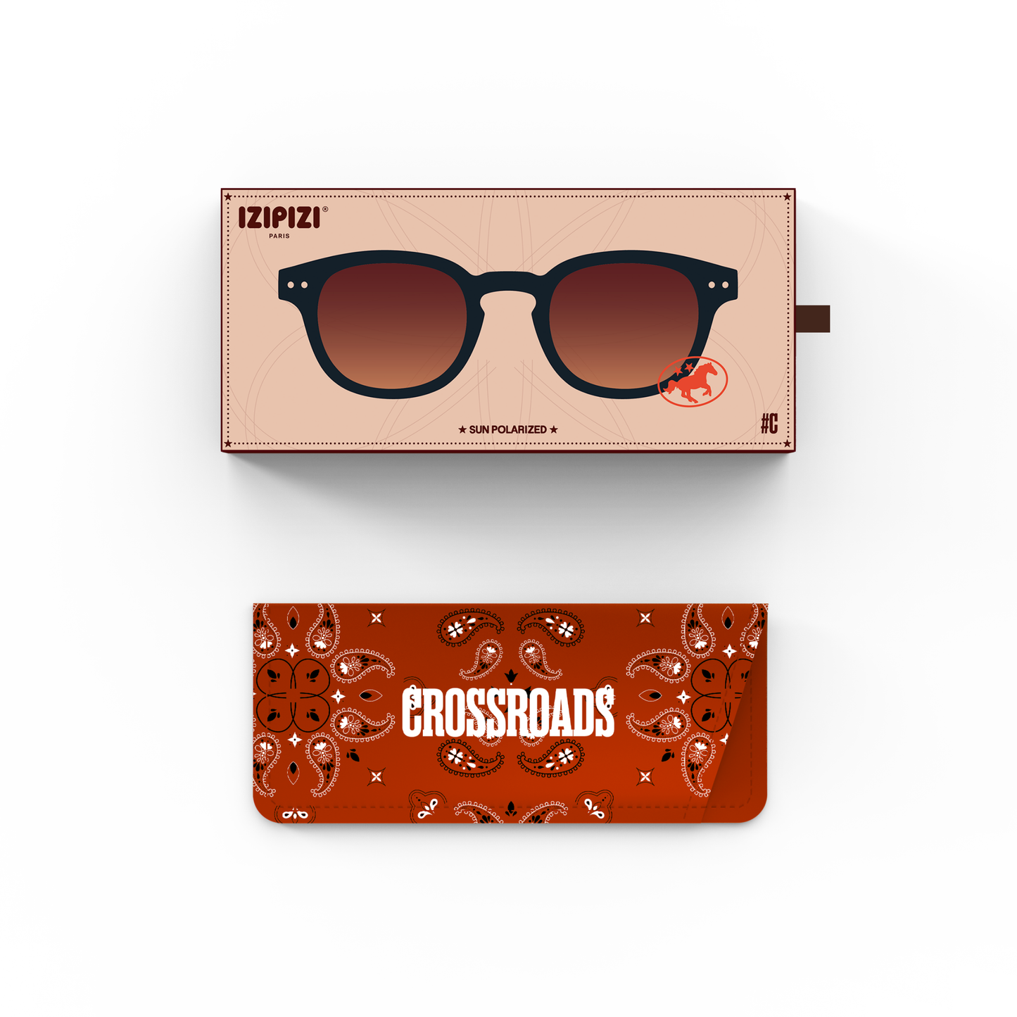 IZIPIZI Sun Collection C Polarised Crossroads Black Road