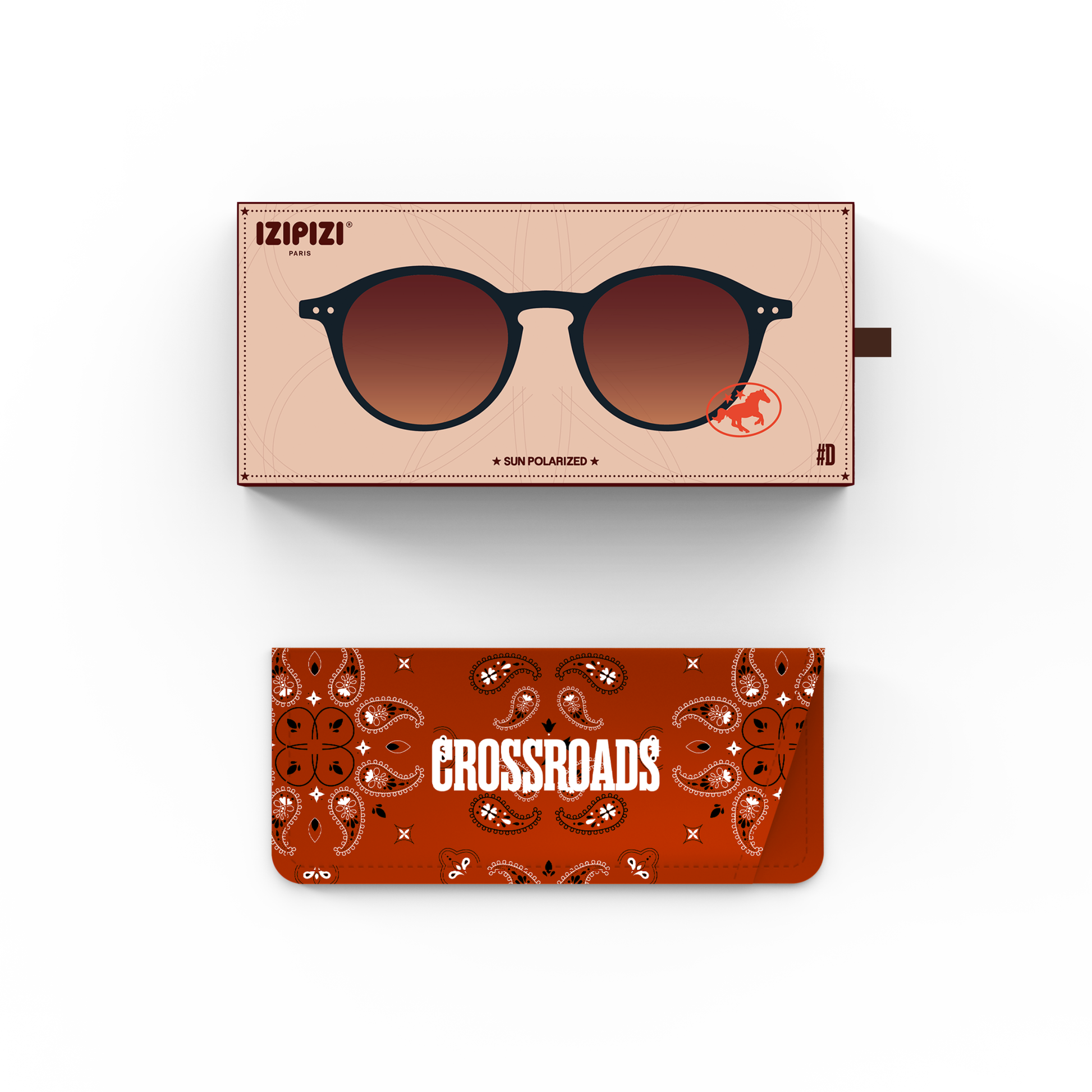 IZIPIZI Sun Collection D Polarised Crossroads Black Road
