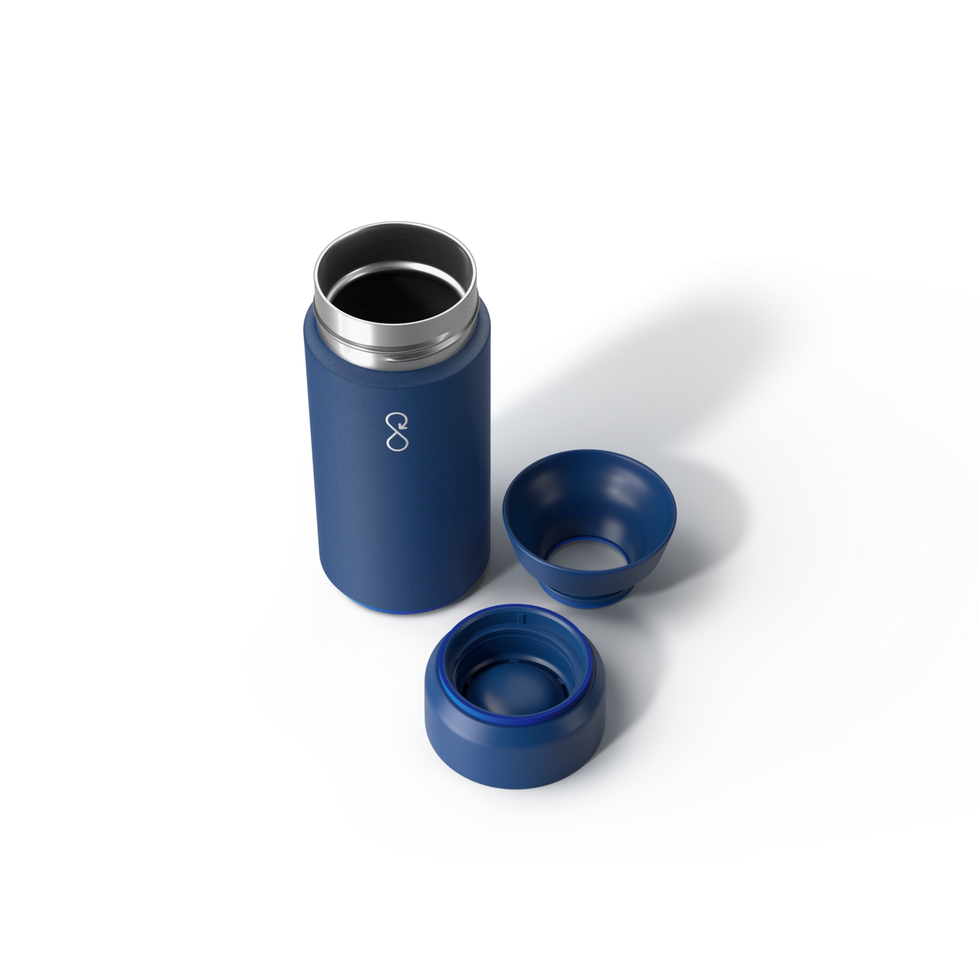 Ocean Bottle Brew Flask 350ml Ocean Blue Insulated Coffee Cup Insulated Coffee Cup