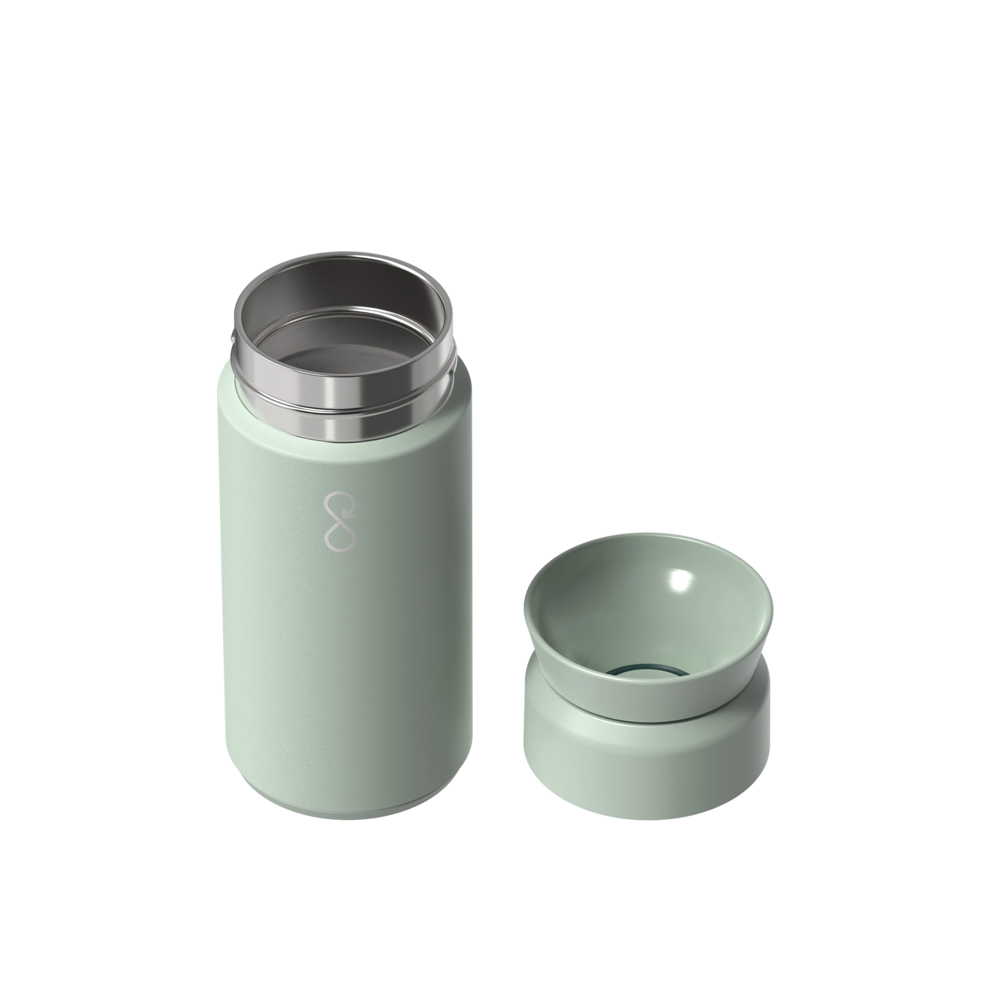 Ocean Bottle Brew Flask 350ml Shale Green Insulated Coffee Cup Insulated Coffee Cup