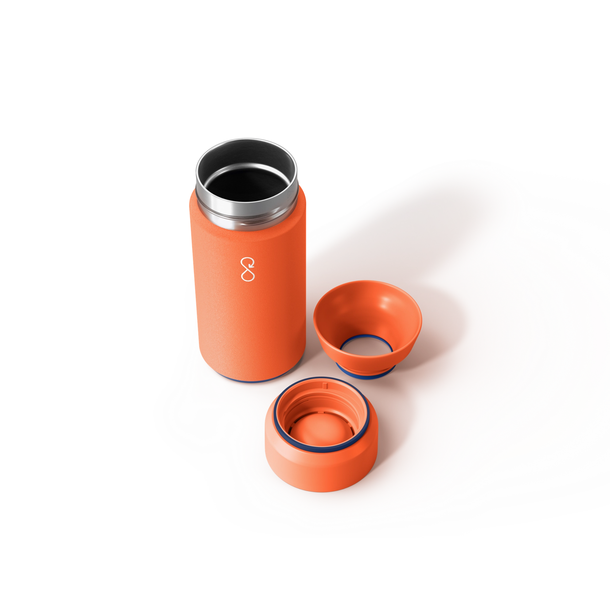 Ocean Bottle Brew Flask 350ml Sun Orange Insulated Coffee Cup Insulated Coffee Cup