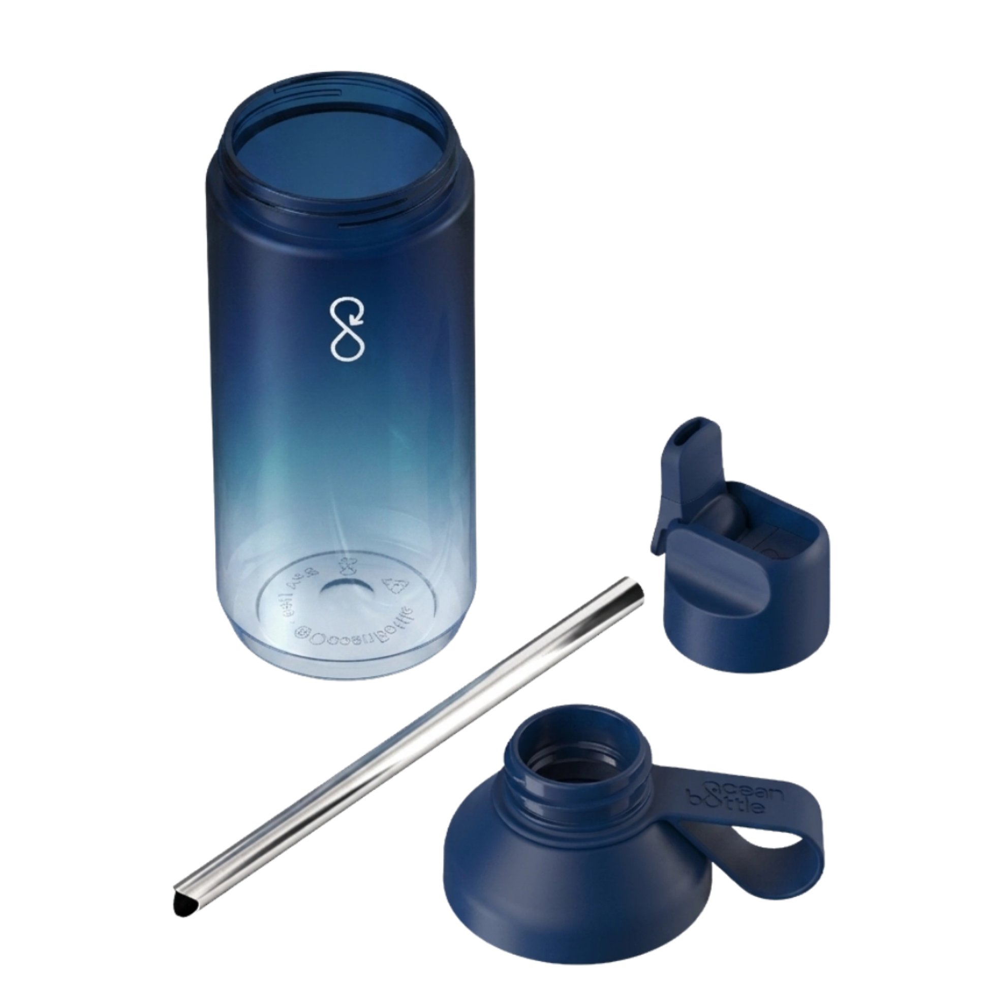 Ocean Bottle Clear Go 710ml Ocean Blue Water Bottle Water Bottle