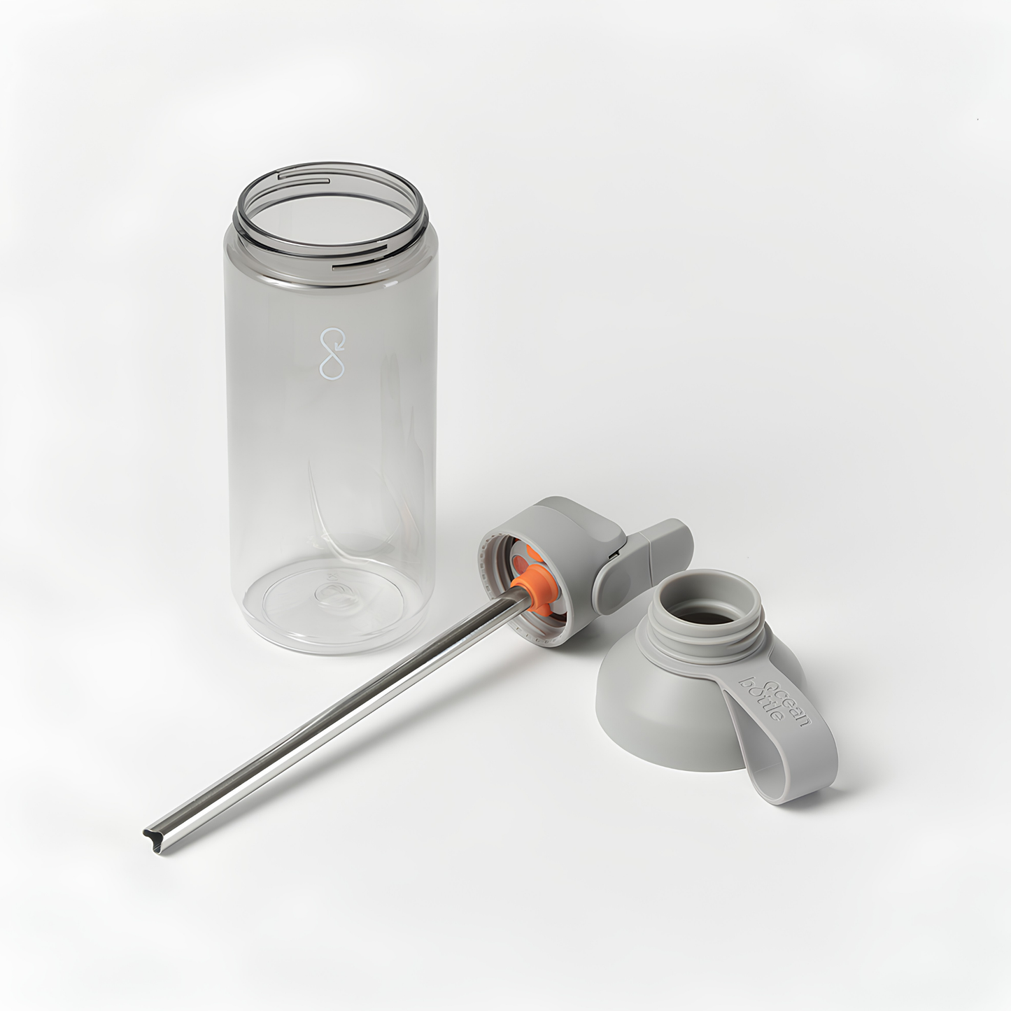 Ocean Bottle Clear Go 710ml Rock Grey Water Bottle Water Bottle