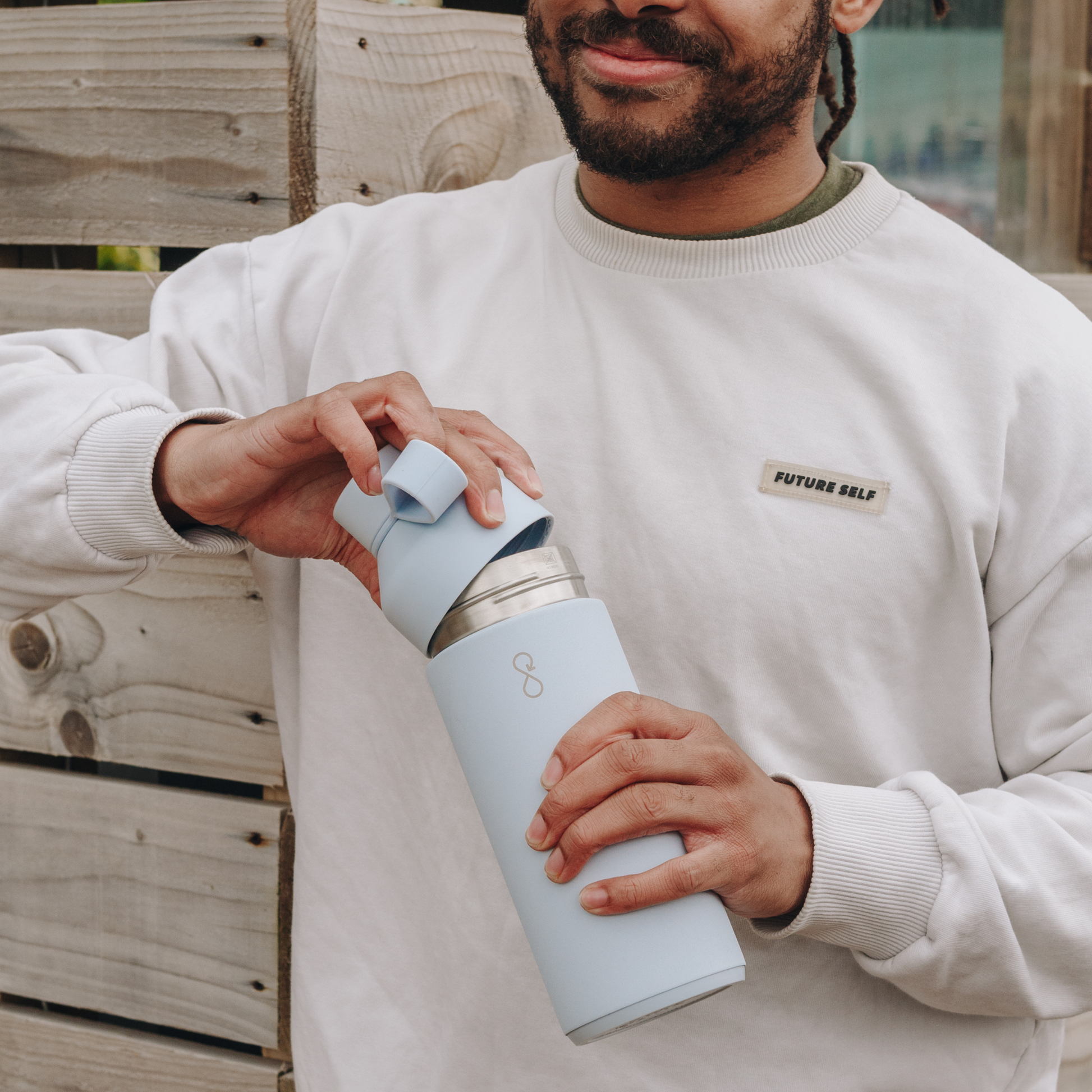Ocean Bottle Original 1000ml Ice Blue Insulated Water Bottle Insulated Water Bottle