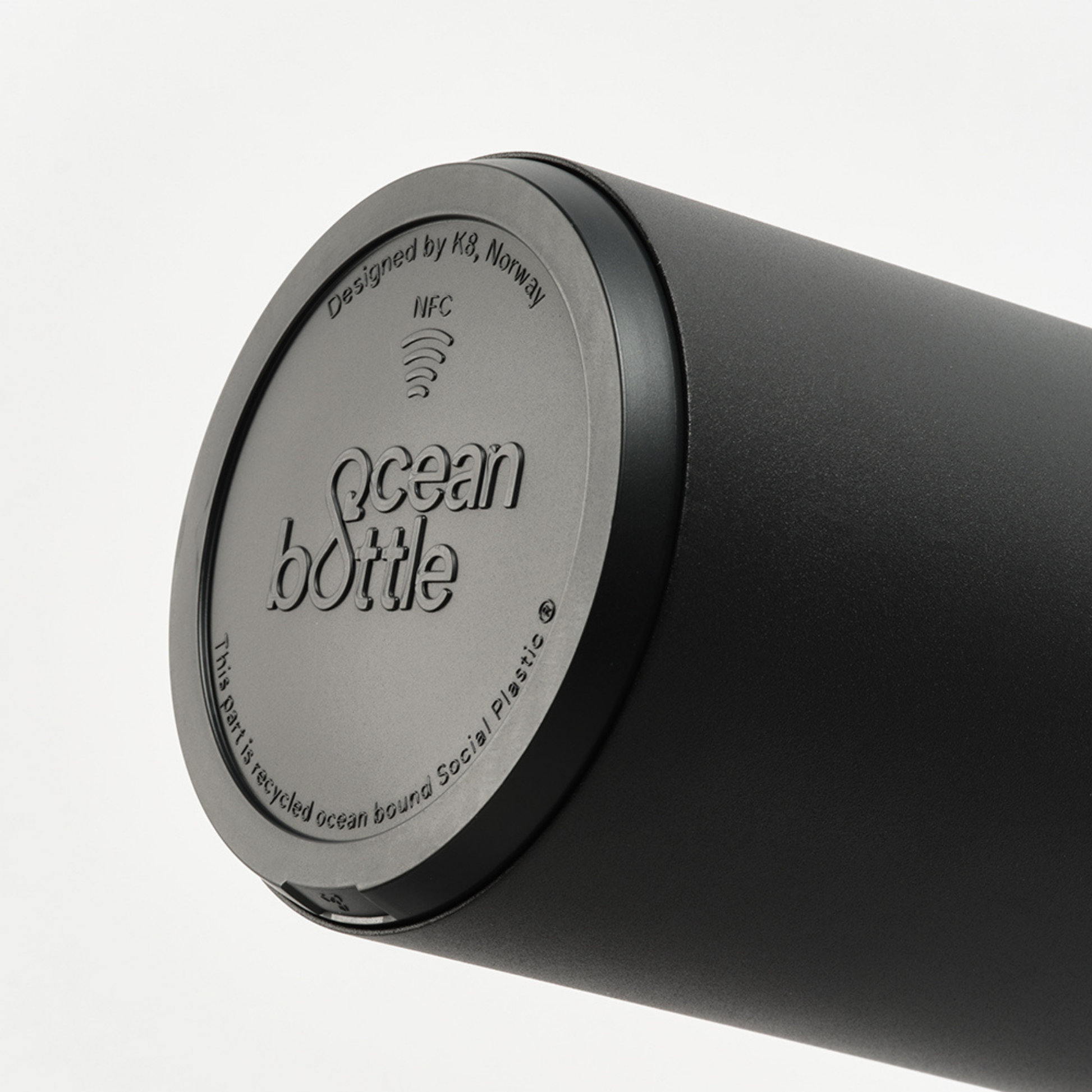 Ocean Bottle Original 1000ml Obsidian Black Insulated Water Bottle Insulated Water Bottle