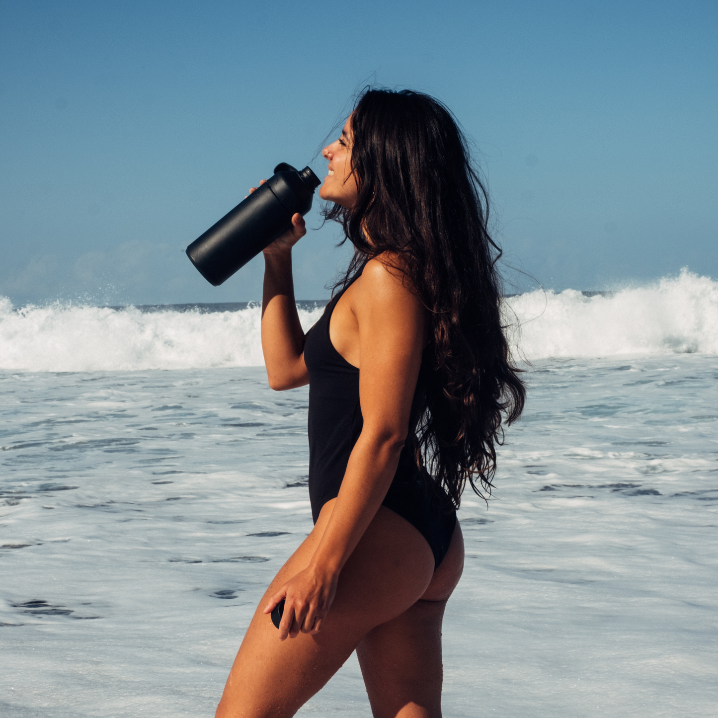 Ocean Bottle Original 1000ml Obsidian Black Insulated Water Bottle Insulated Water Bottle