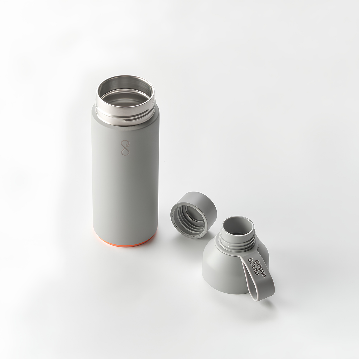 Ocean Bottle Original 500ml Rock Grey Insulated Water Bottle Insulated Water Bottle