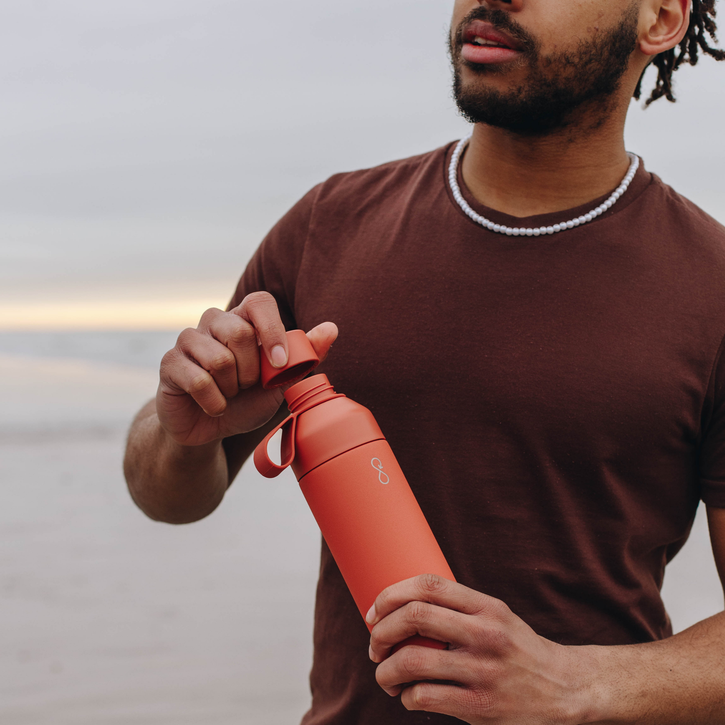 Ocean Bottle Original 500ml Sahara Red Insulated Water Bottle Insulated Water Bottle