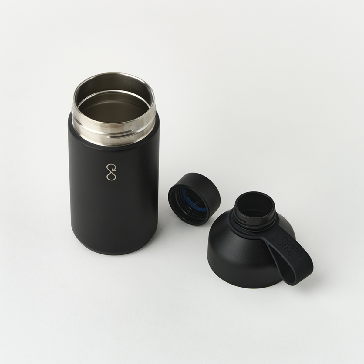 Ocean Bottle Original 750ml Obsidian Black Insulated Water Bottle Insulated Water Bottle