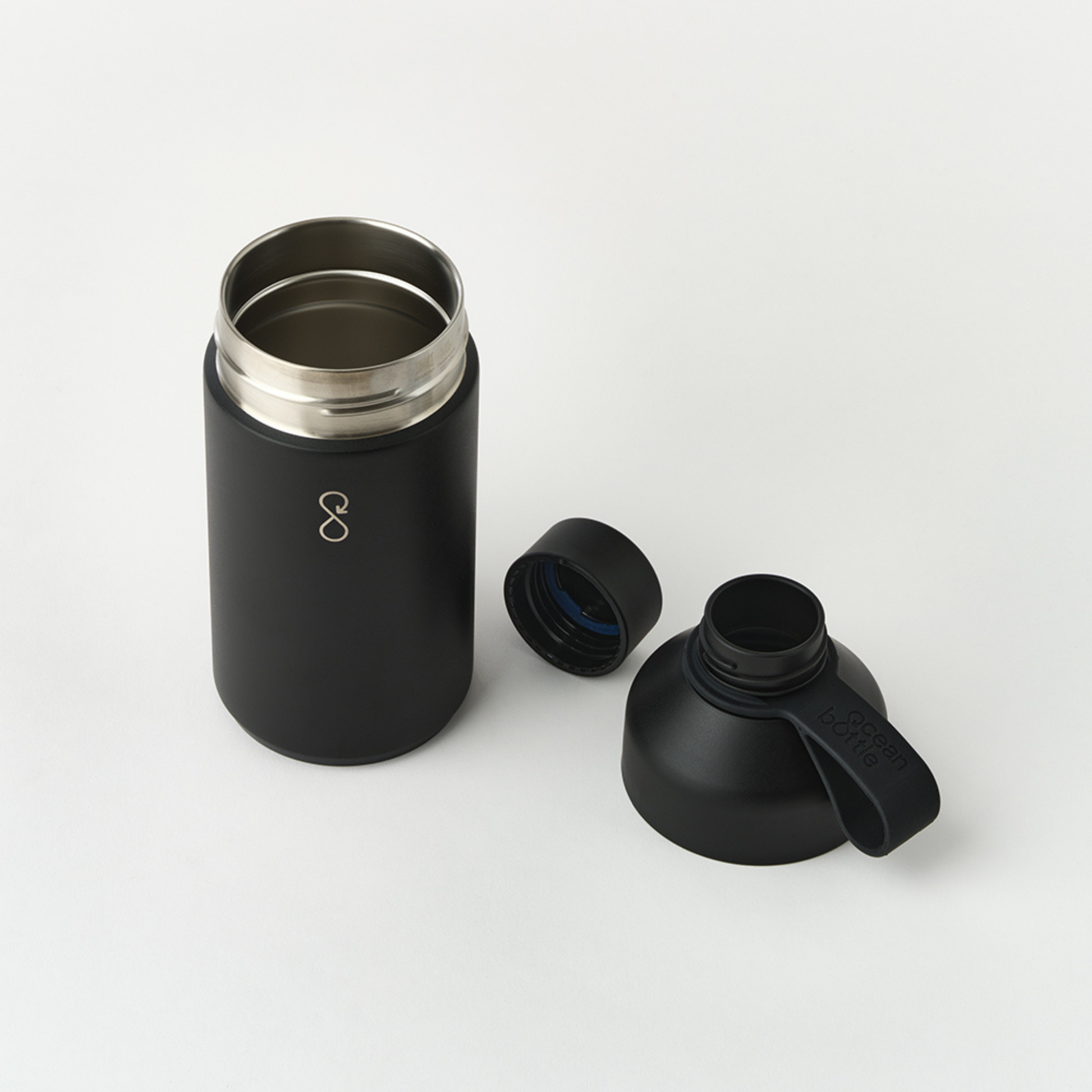 Ocean Bottle Original 750ml Obsidian Black Insulated Water Bottle Insulated Water Bottle