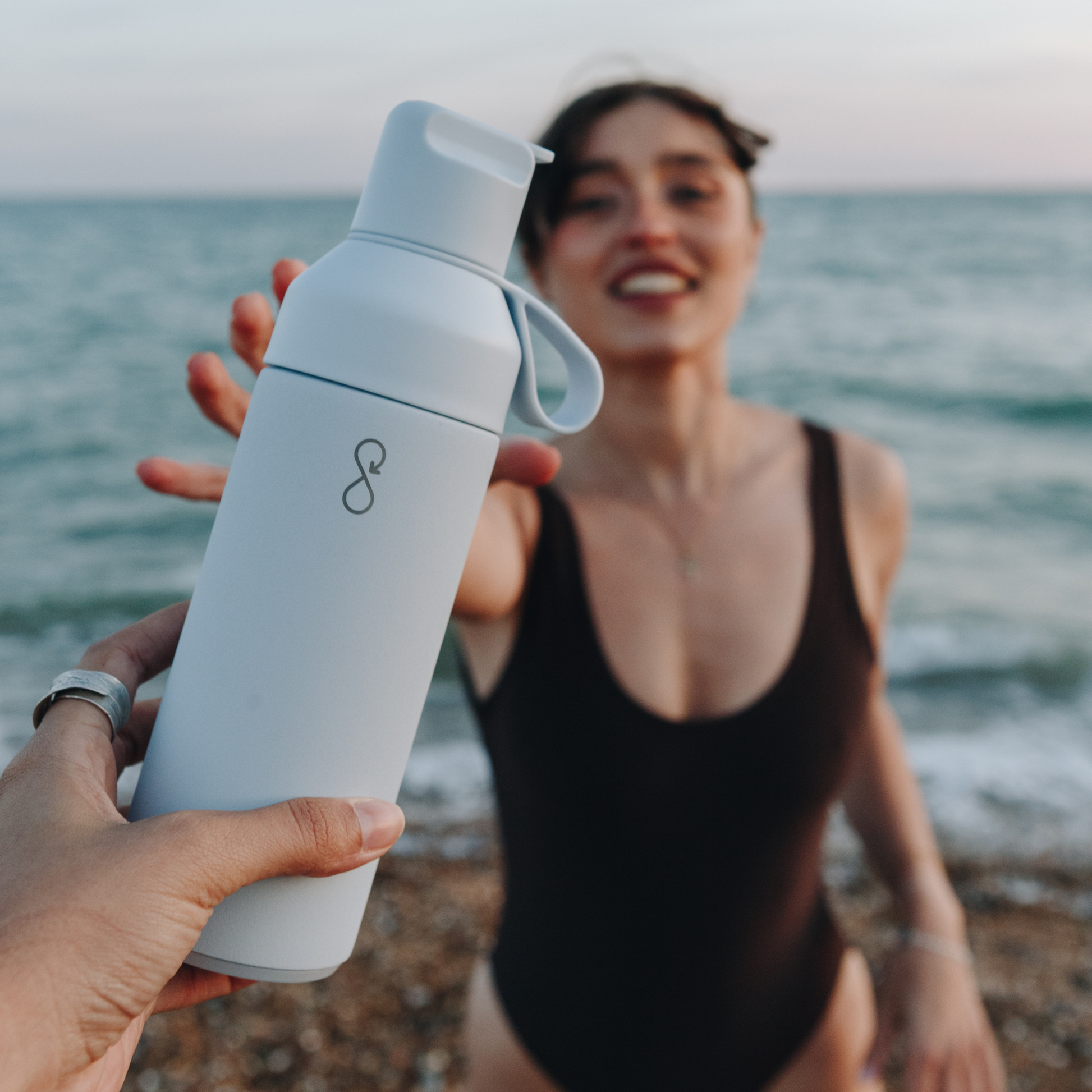 Ocean Bottle Original Go 500ml Ice Blue Insulated Water Bottle Insulated Water Bottle