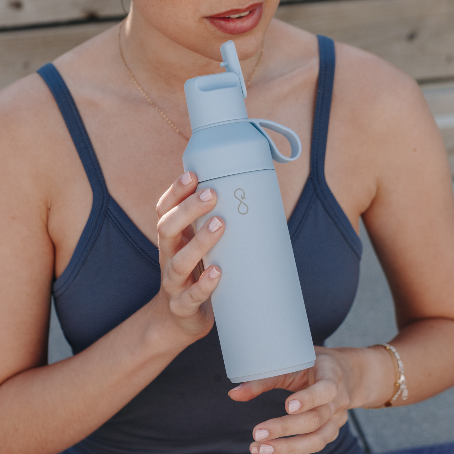 Ocean Bottle Original Go 500ml Ice Blue Insulated Water Bottle Insulated Water Bottle