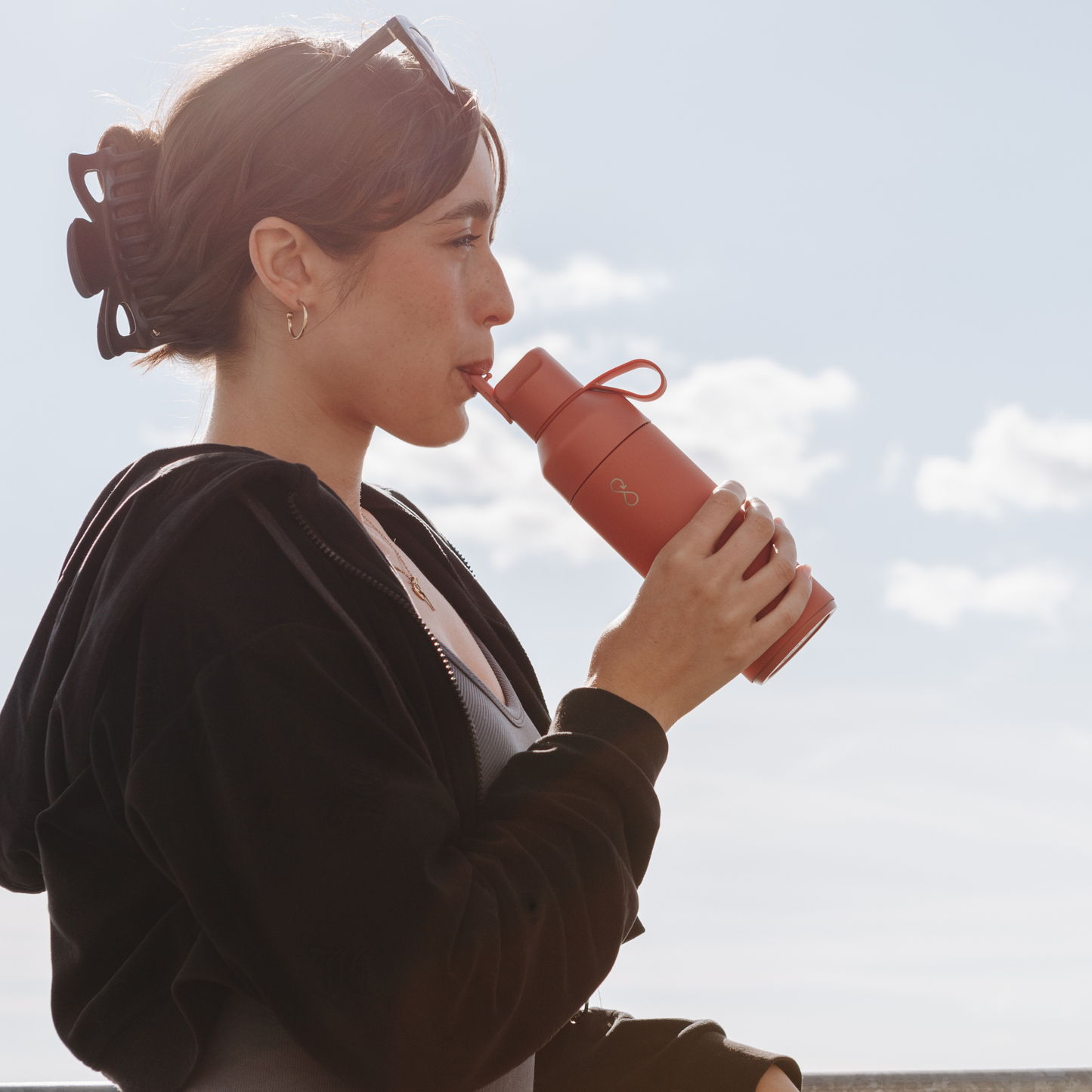 Ocean Bottle Original Go 500ml Sahara Red Insulated Water Bottle Insulated Water Bottle