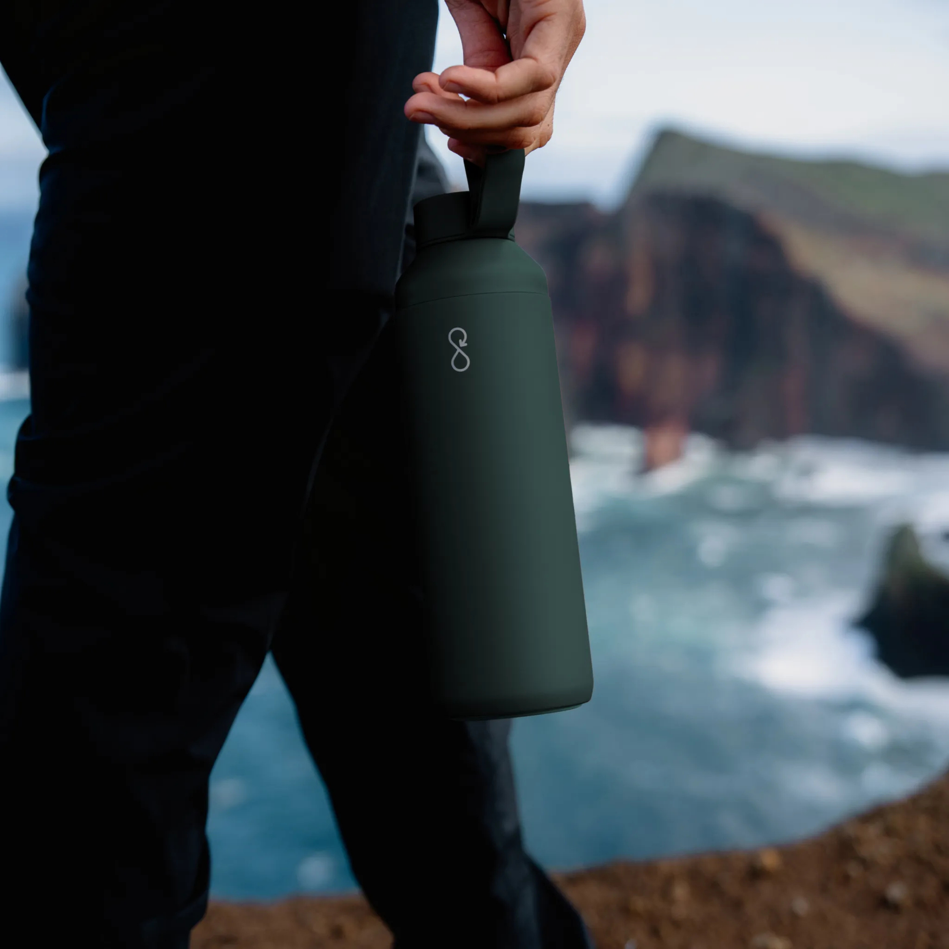 Ocean Bottle Peak 710ml Forest Green Insulated Water Bottle Insulated Water Bottle