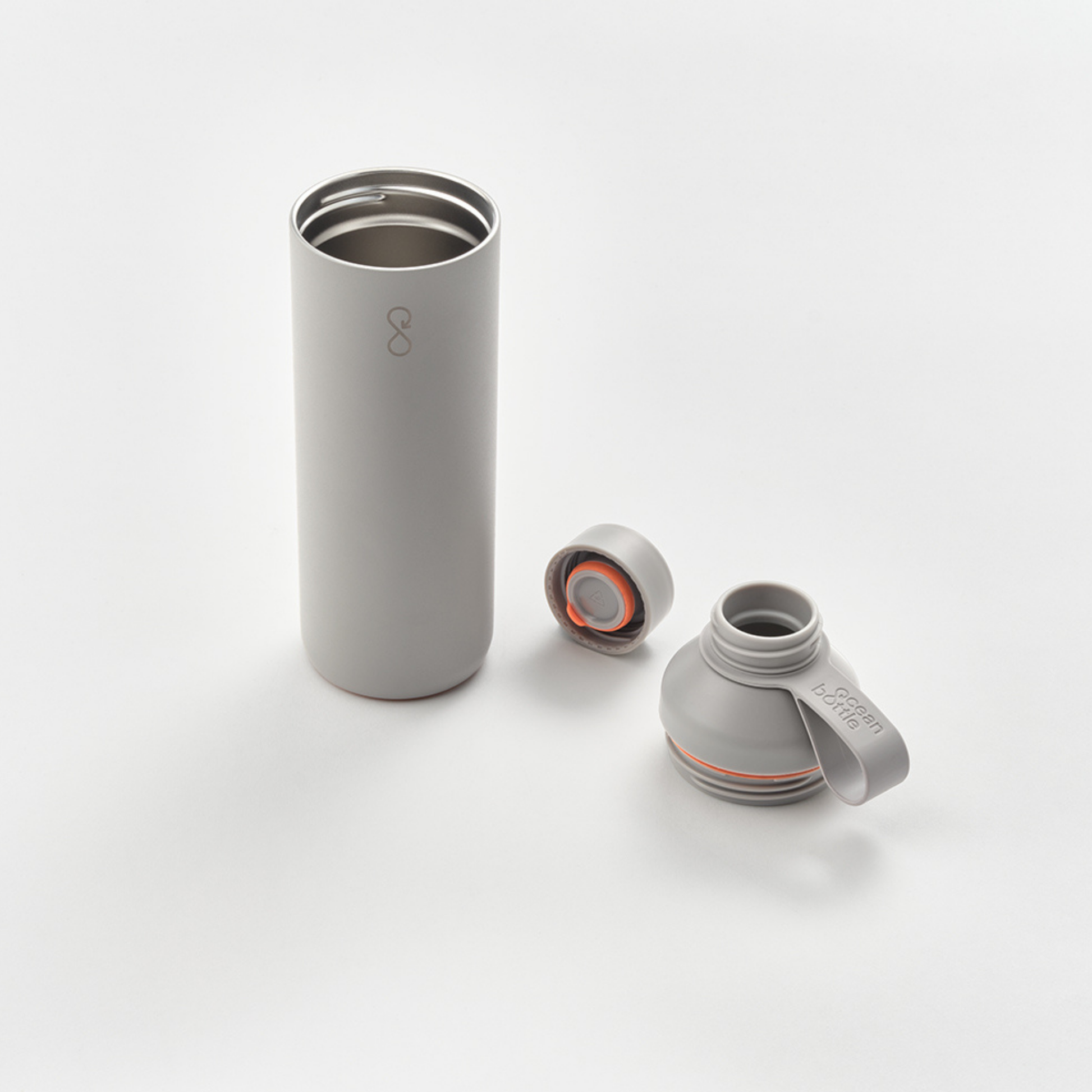 Ocean Bottle Peak 710ml Rock Grey Insulated Water Bottle Insulated Water Bottle