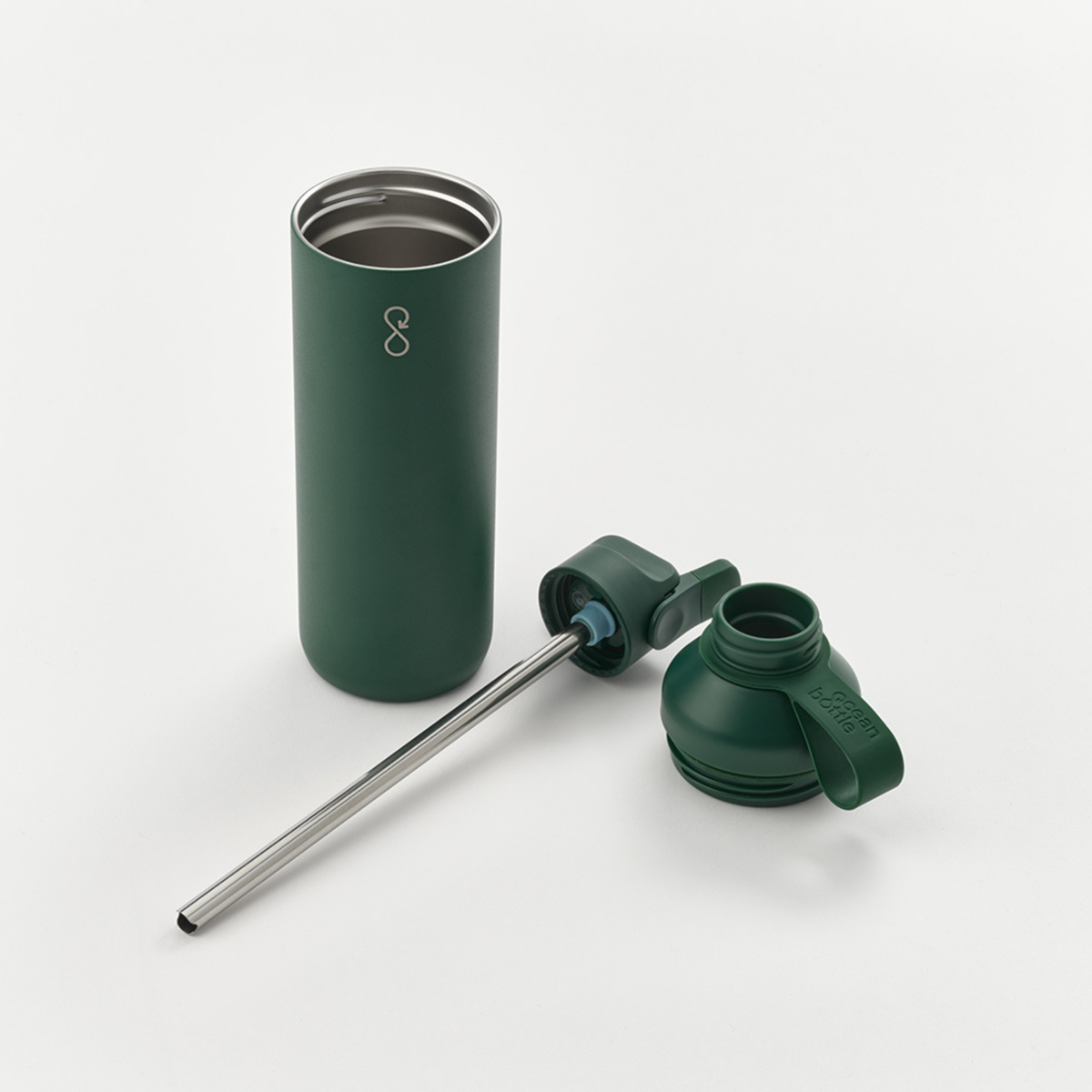 Ocean Bottle Peak Go 710ml Forest Green Insulated Water Bottle Insulated Water Bottle