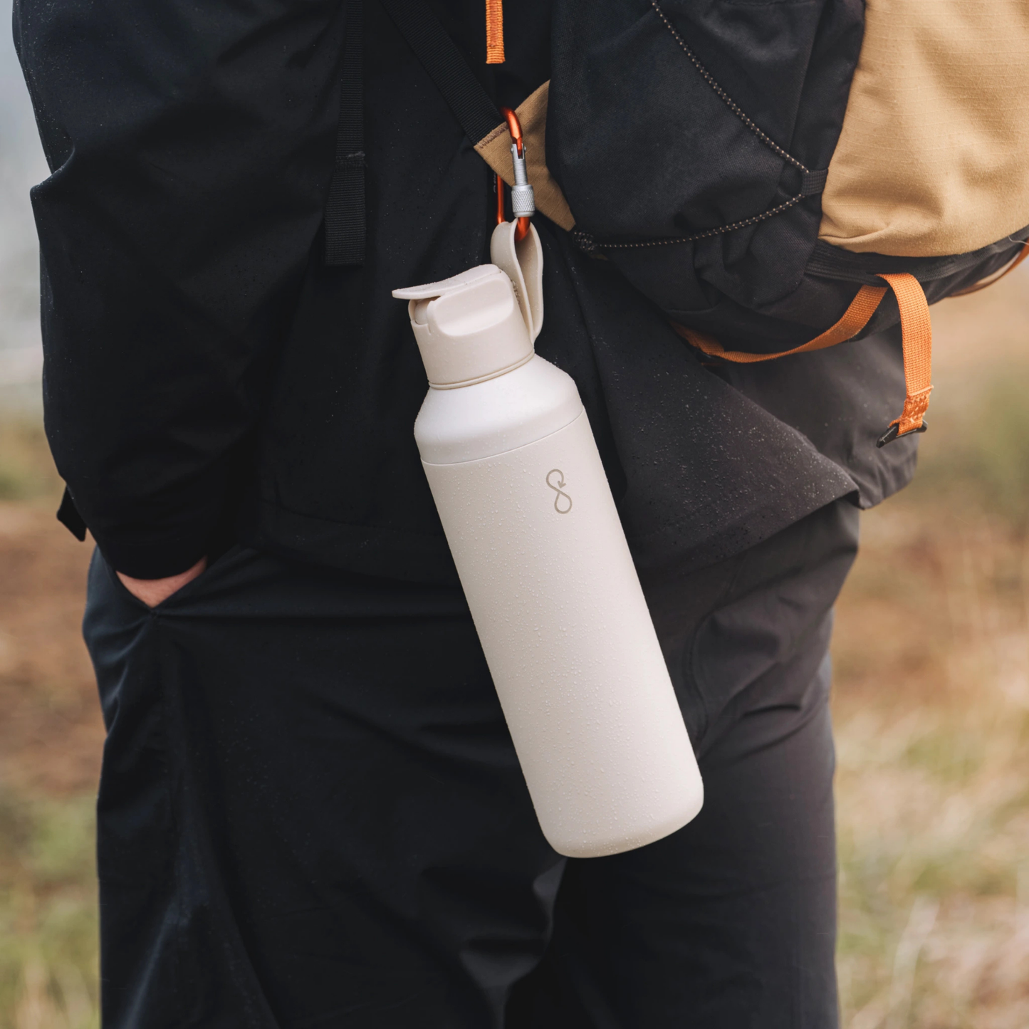 Ocean Bottle Peak Go 710ml Sand Stone Insulated Water Bottle Insulated Water Bottle