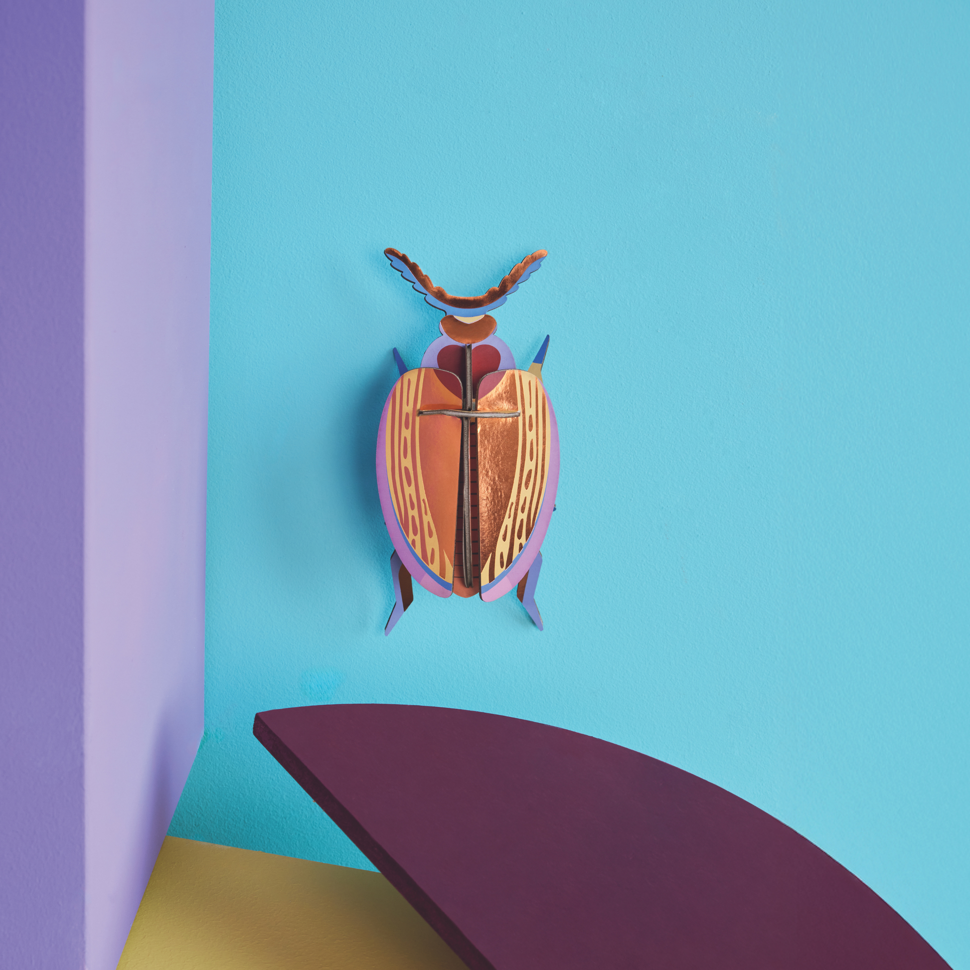 Studio Roof Wall Art Beetles (B6) Cuprum Beetle