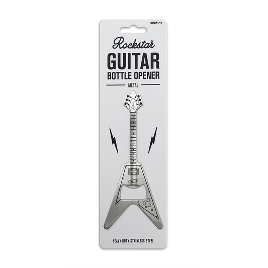 Suck UK Bottle Opener Guitar Metal