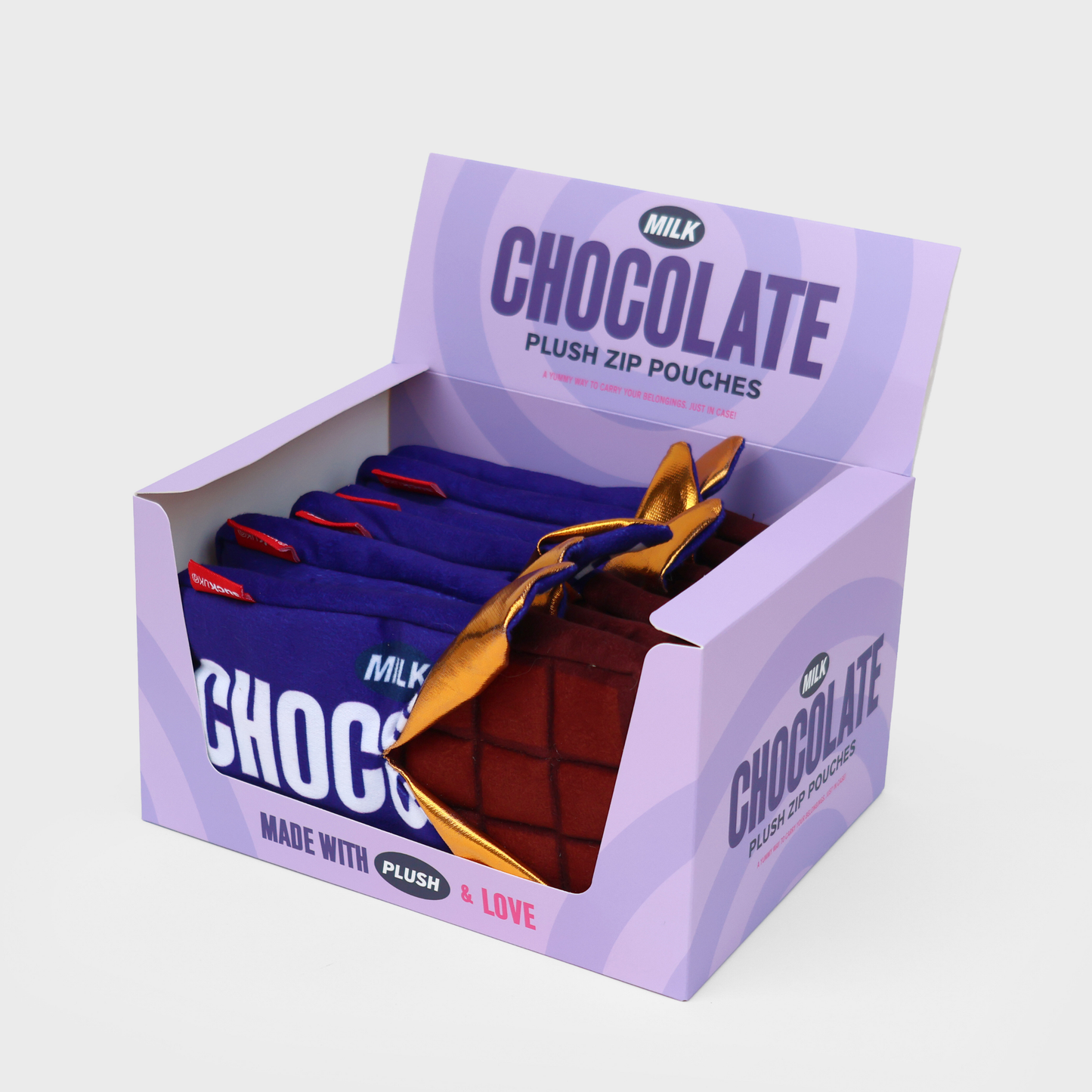 Suck UK Zip Case Chocolate Bar