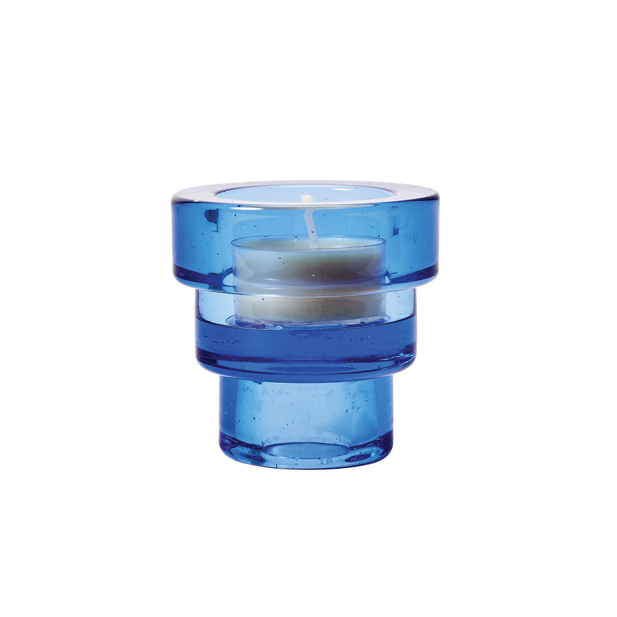 Terrace Candle Holder Blue