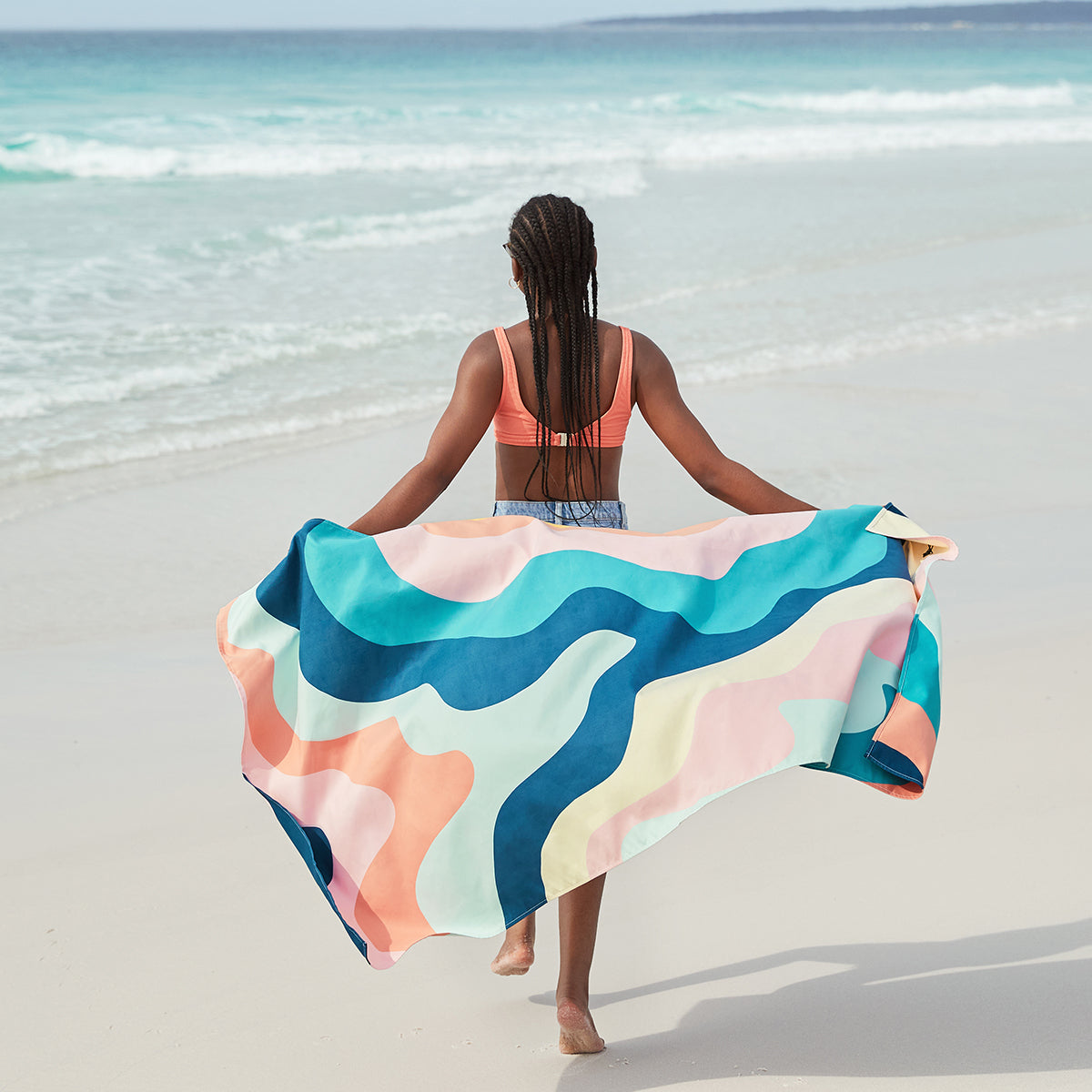 Beach Towel Stripes Go Wild Collection L Get Wavy
