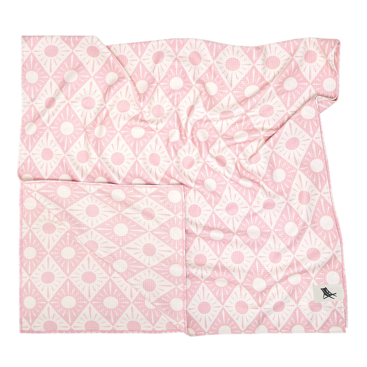 Waffle Towel XL Diamond Pink